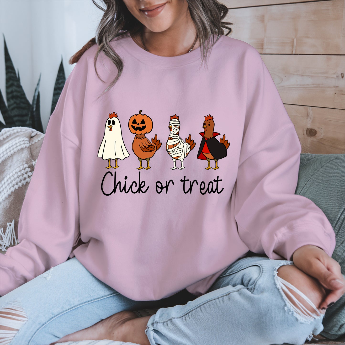 Chick or treat halloween shirt