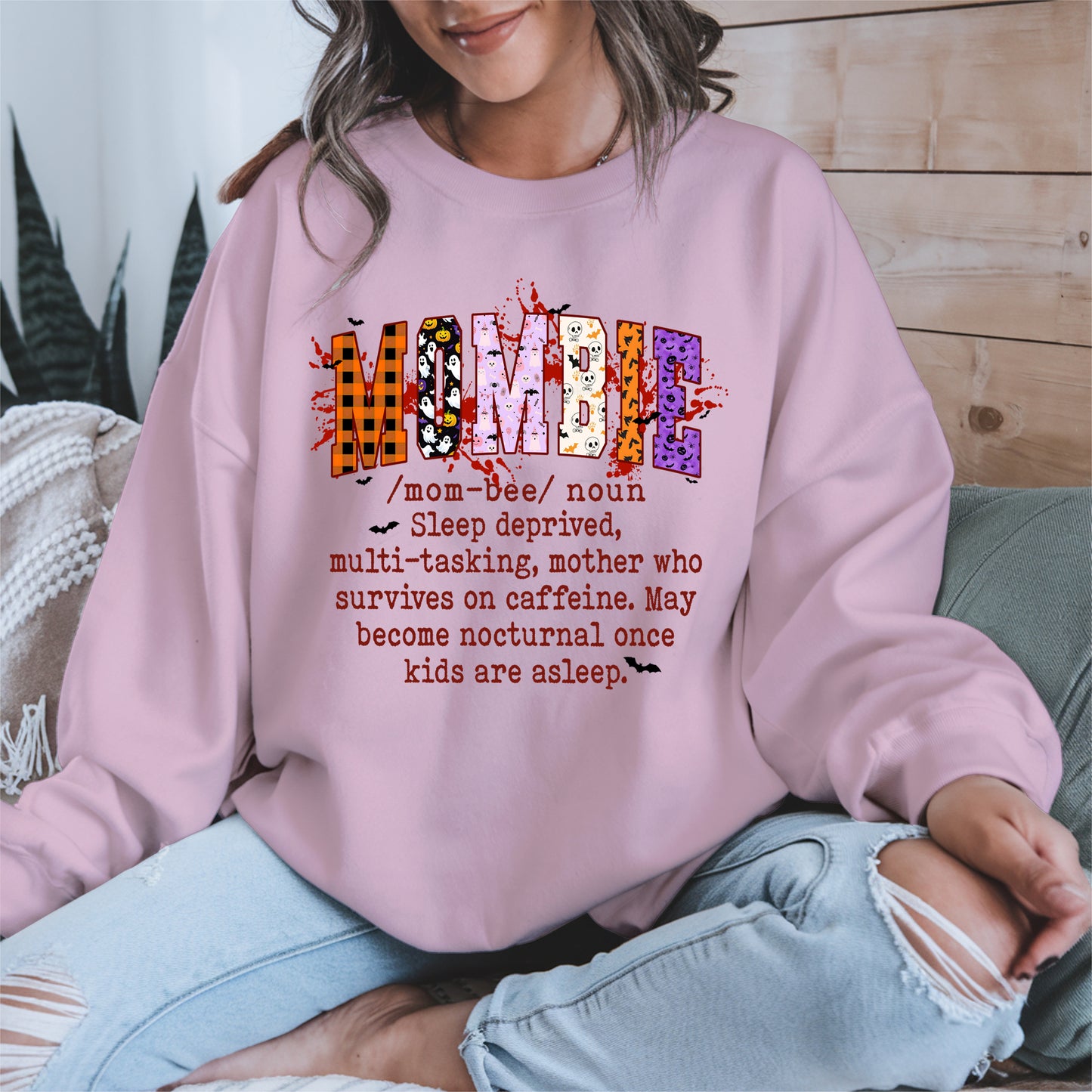 MOMBIE Halloween shirt and hoodie