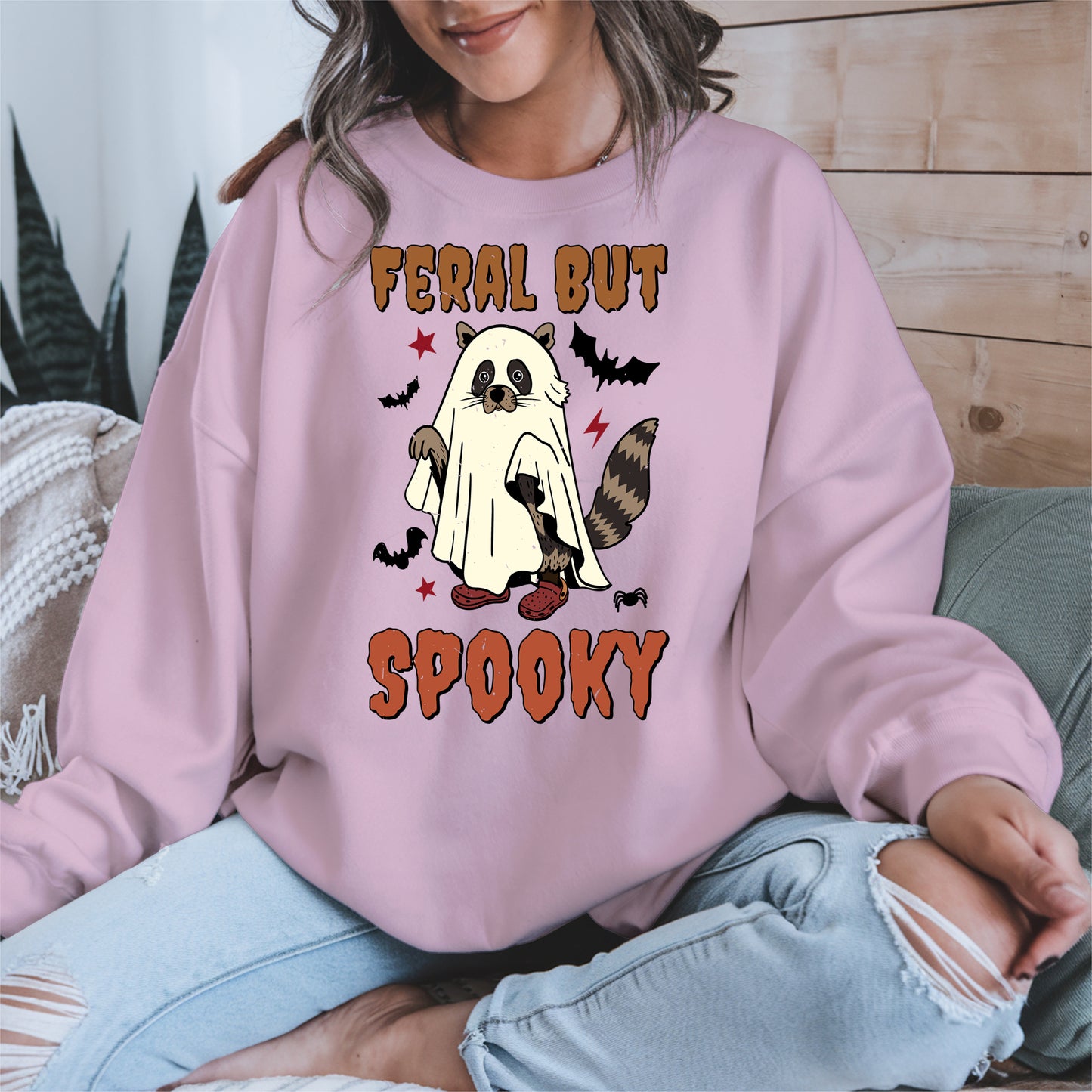 Feral But Spooky halloween shirt