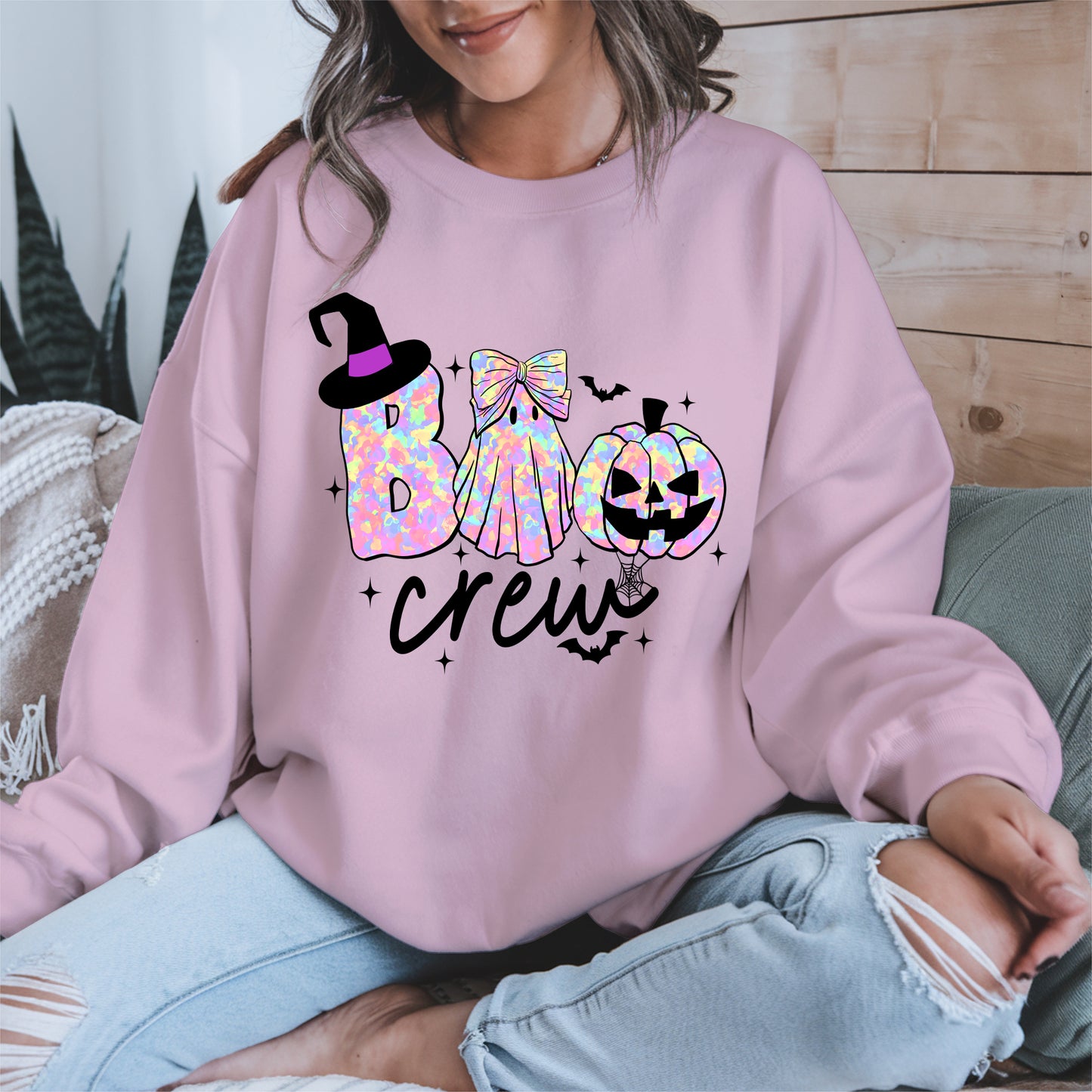 Boo Crew halloween shirt and hoodie