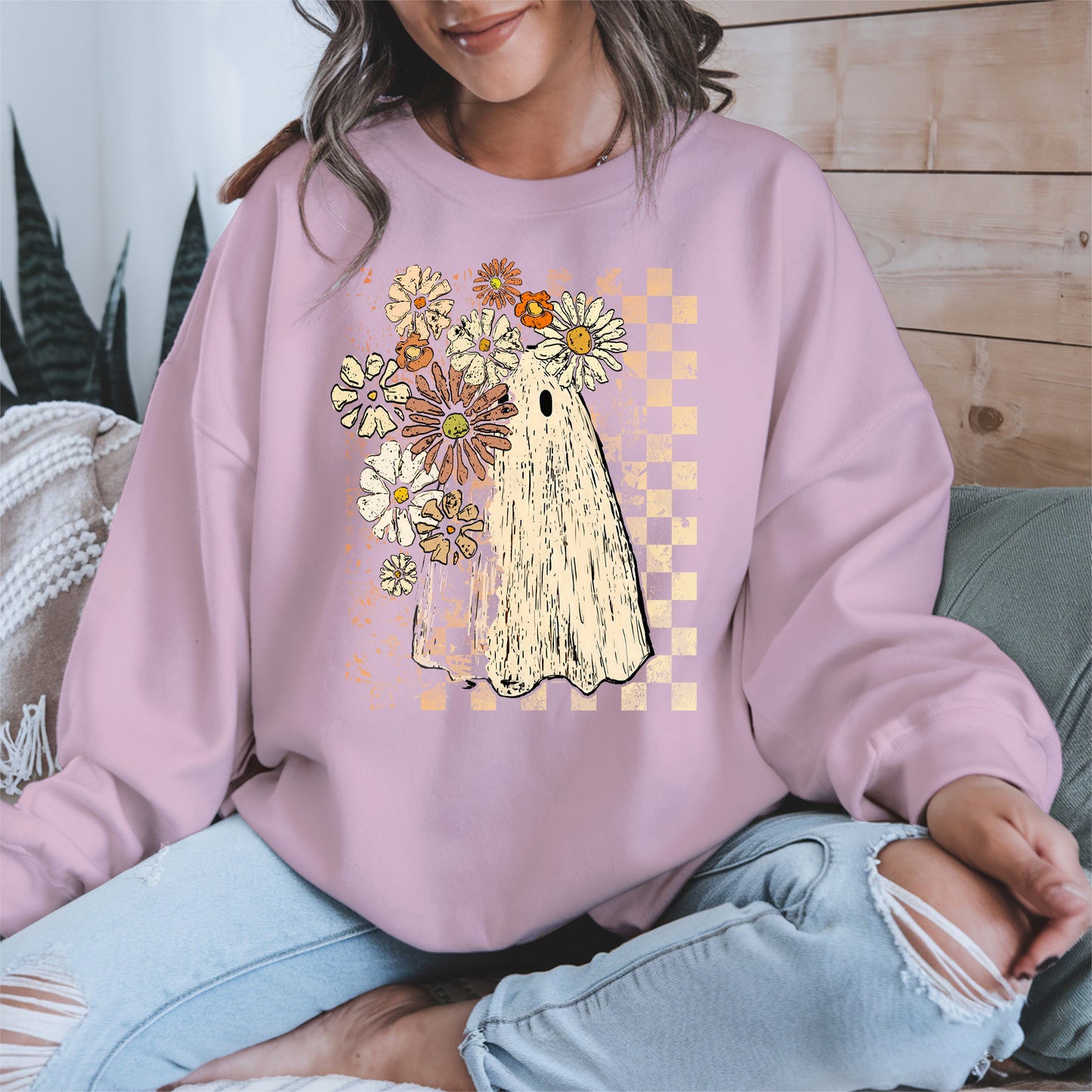 Ghost Floral halloween shirt