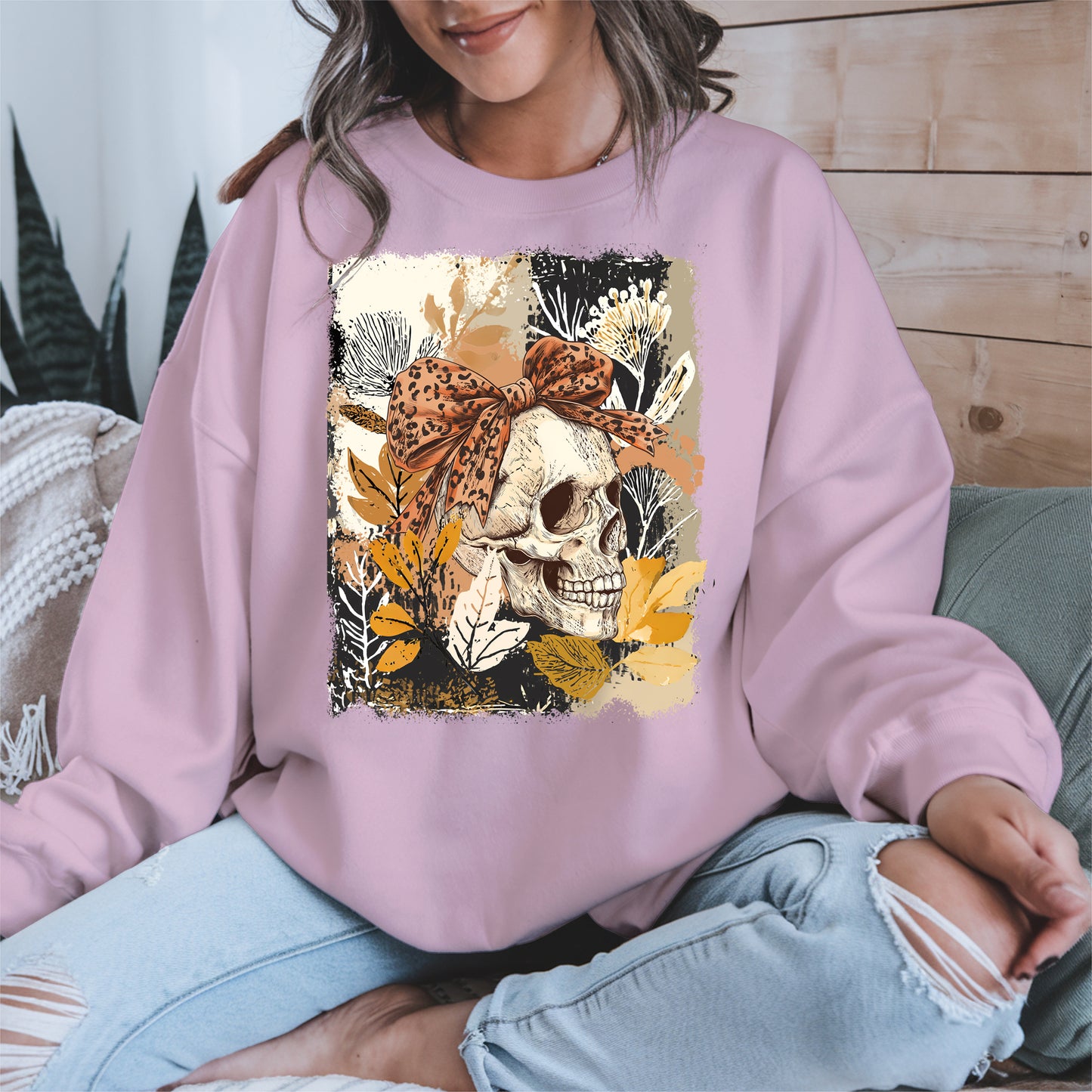 Skull Coquette Boho halloween shirt