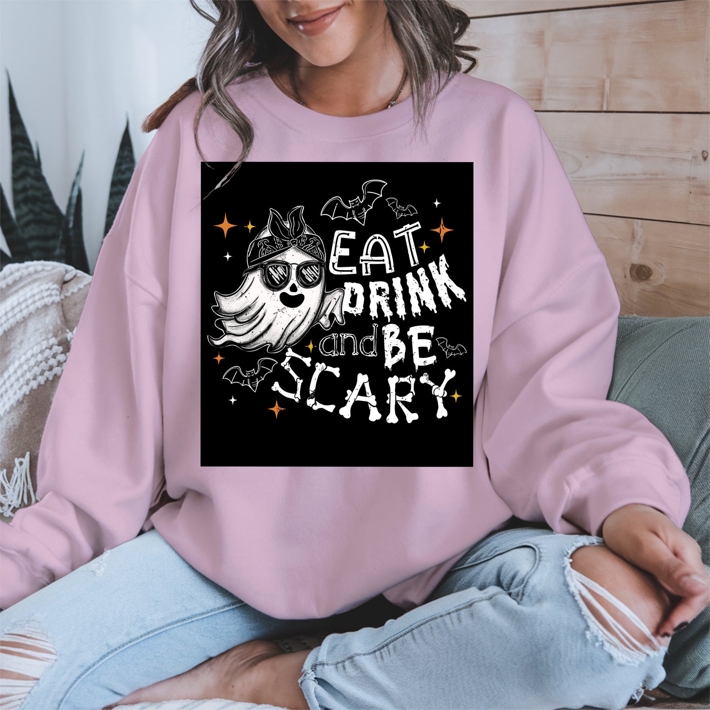 Eat Drink and Be Scary halloween shirt