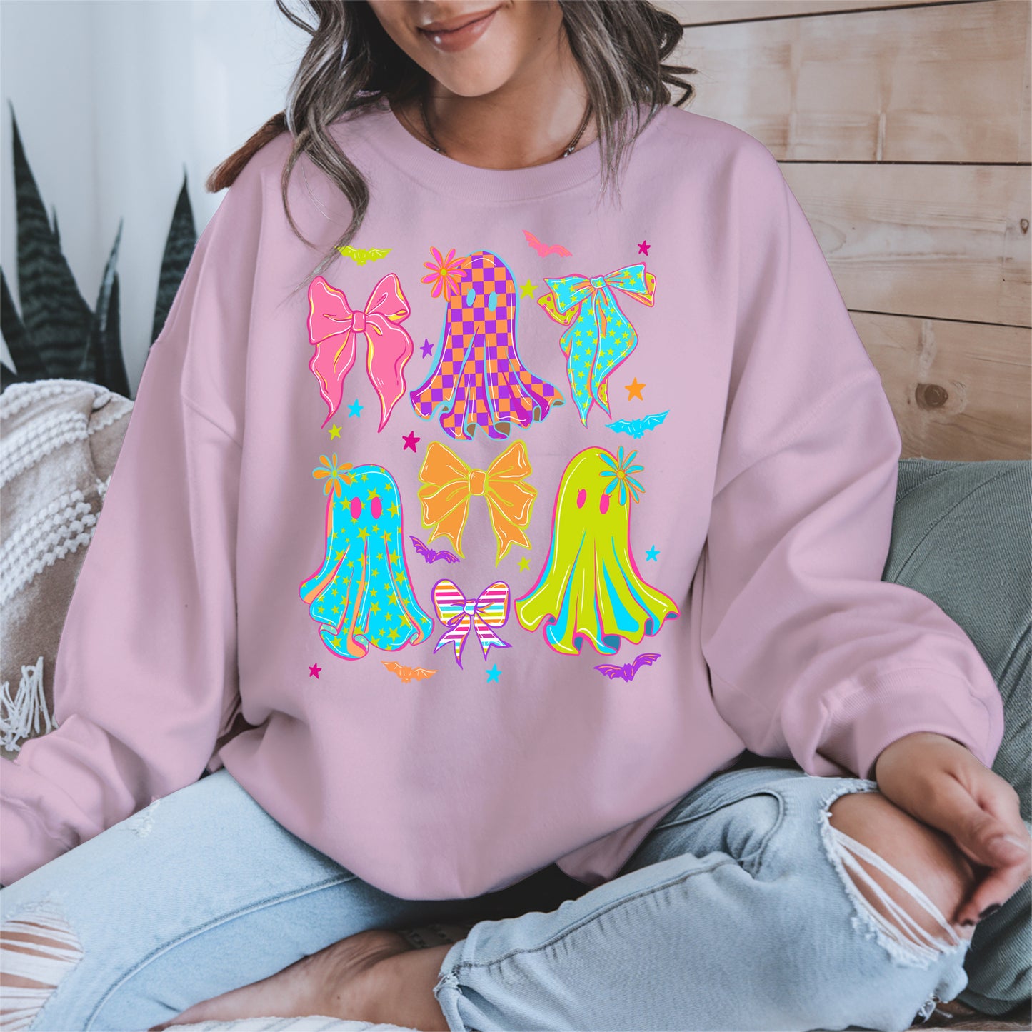 Neon Ghost Coquette halloween shirt