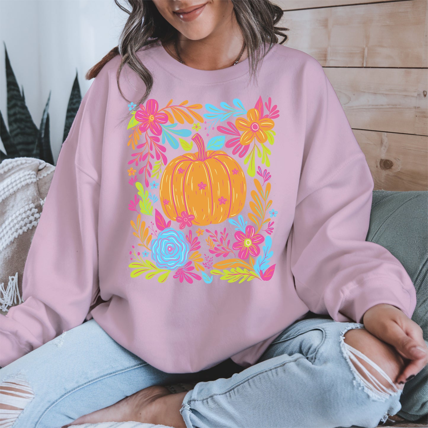 Neon Pumpkin halloween shirt