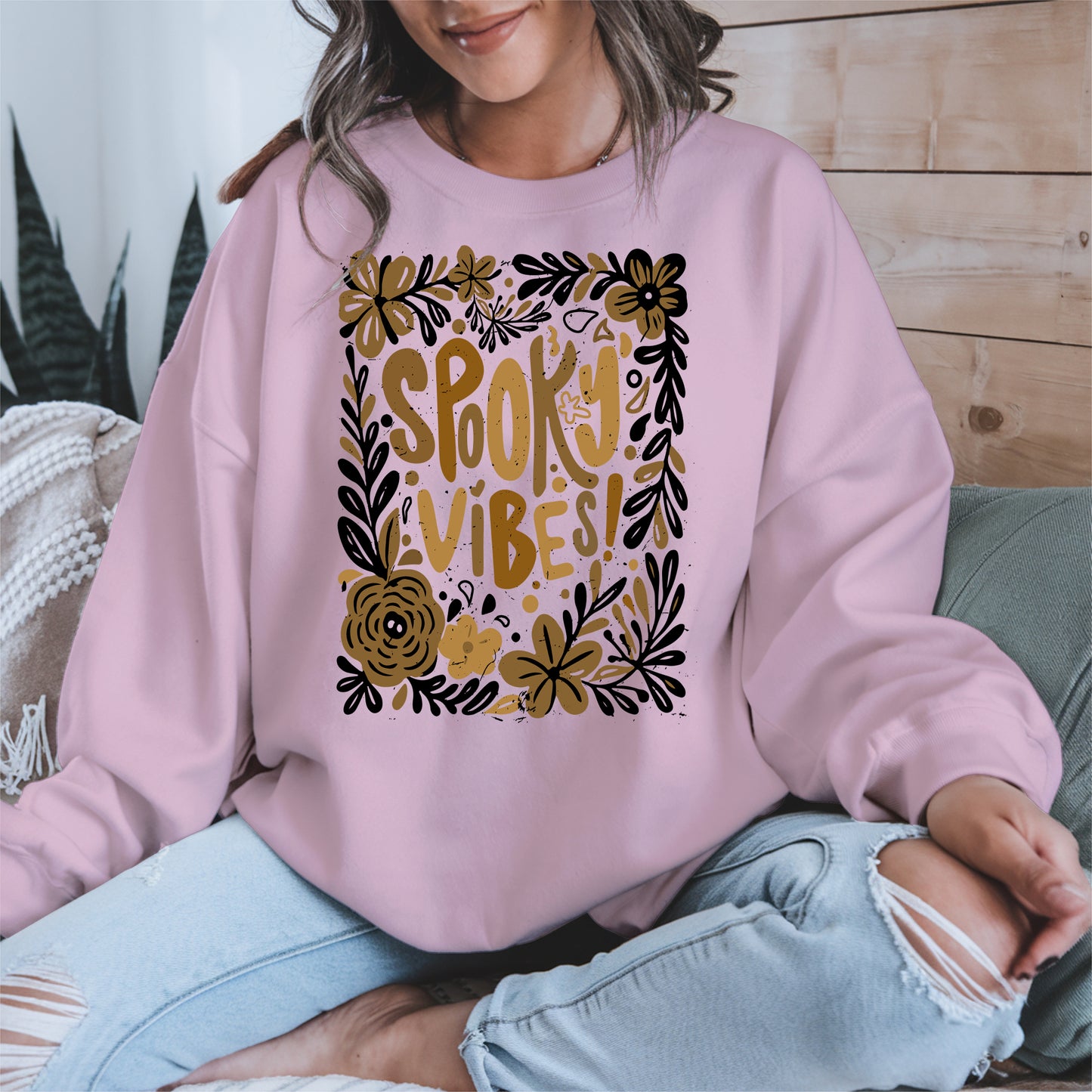 Spooky Vibes halloween shirt and sweatshirt
