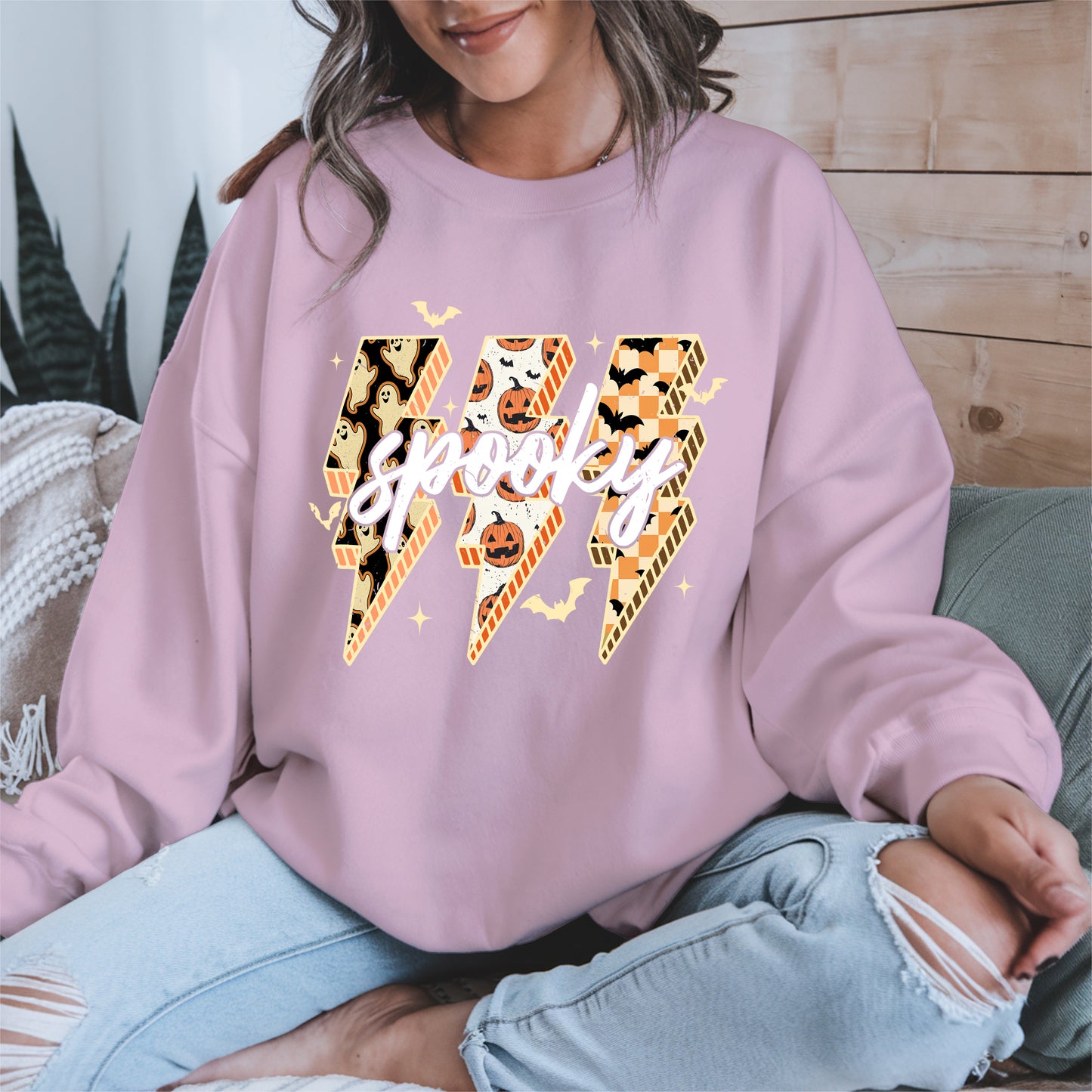 Spooky Lightning Bolt Halloween shirt