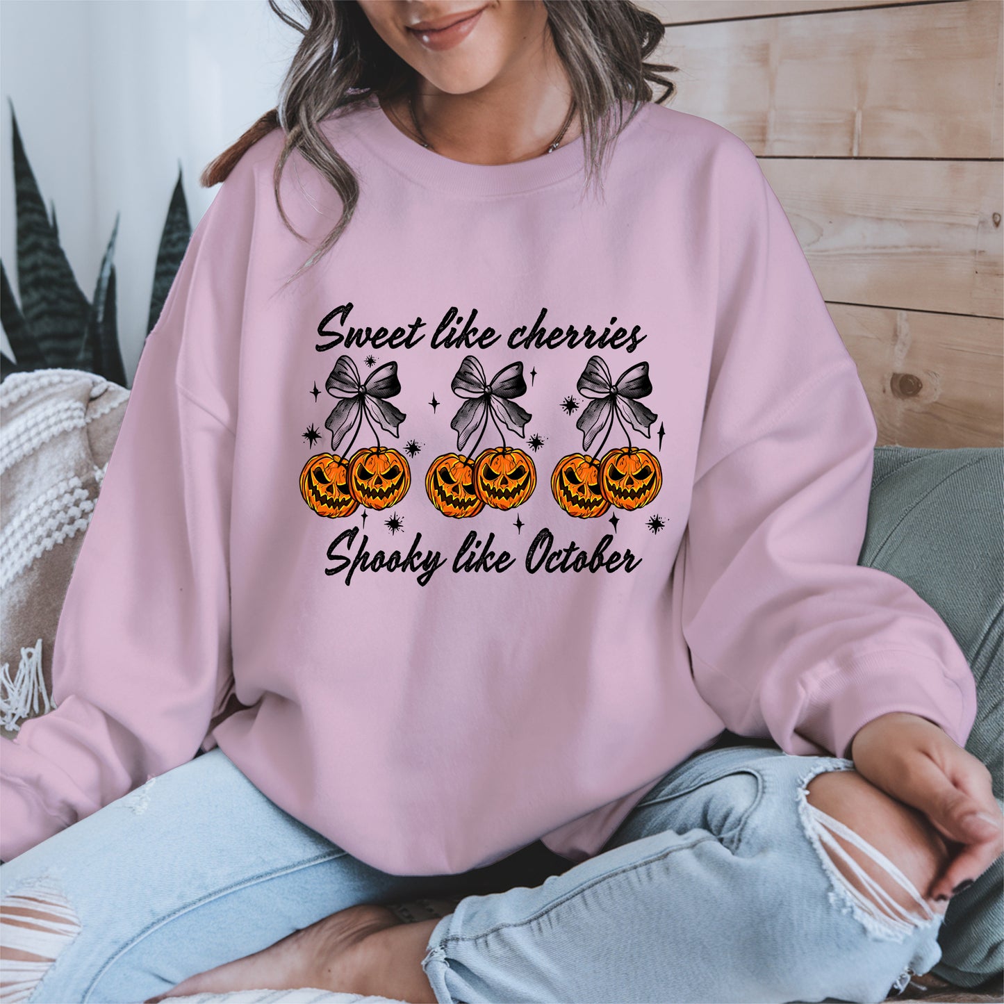 Sweet like cherries Spooky like October shirt
