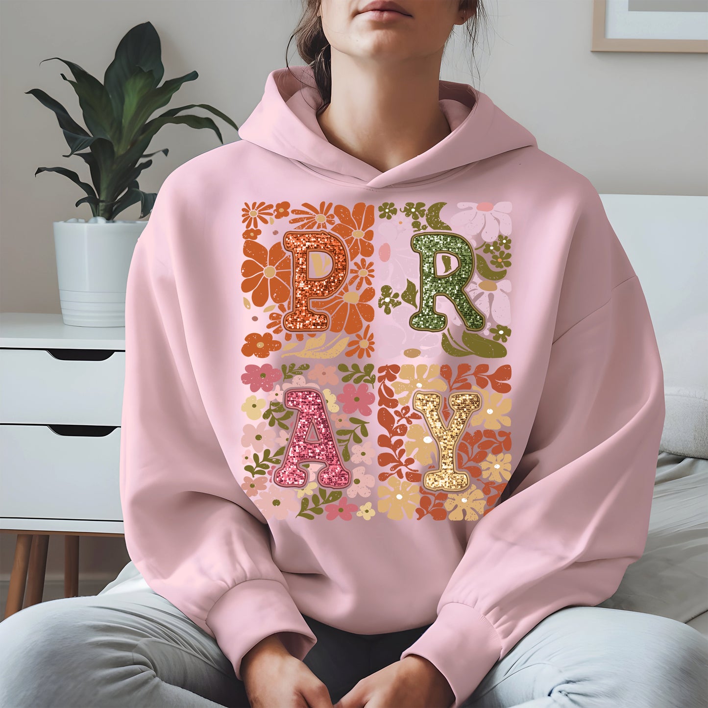 Retro Floral Faith Fall Christian Shirt
