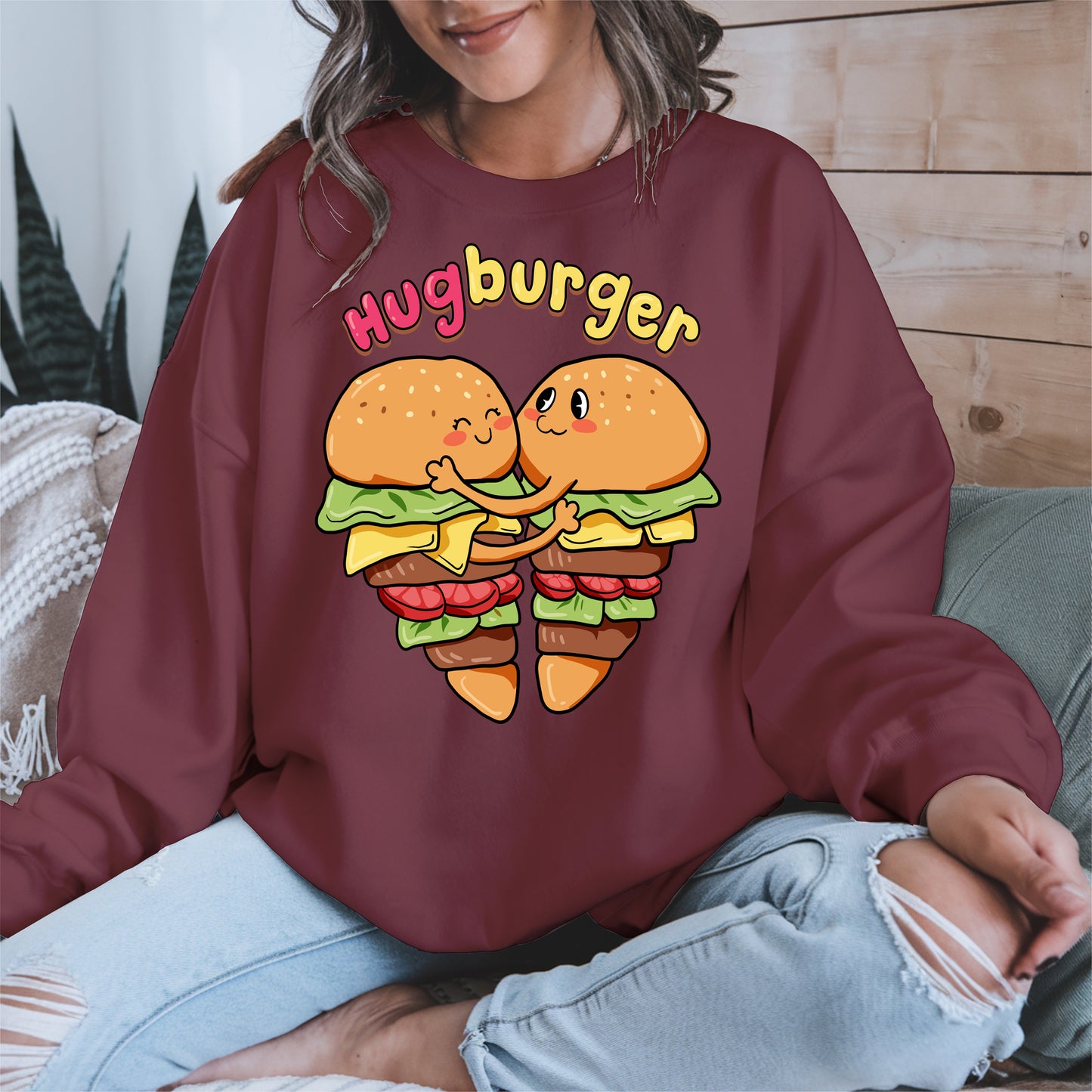 Hugburger Cute Couple Shirt
