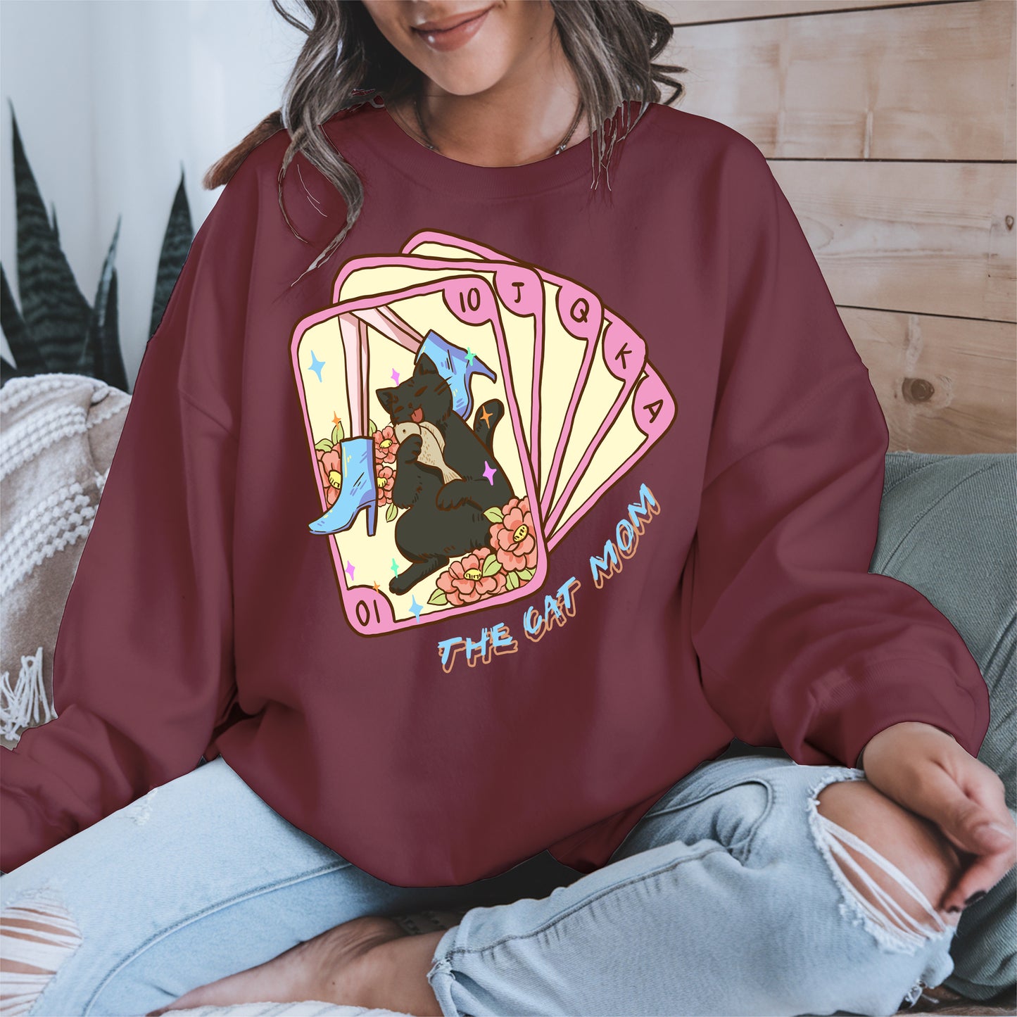 The Cat Mom Tarot Card Tee