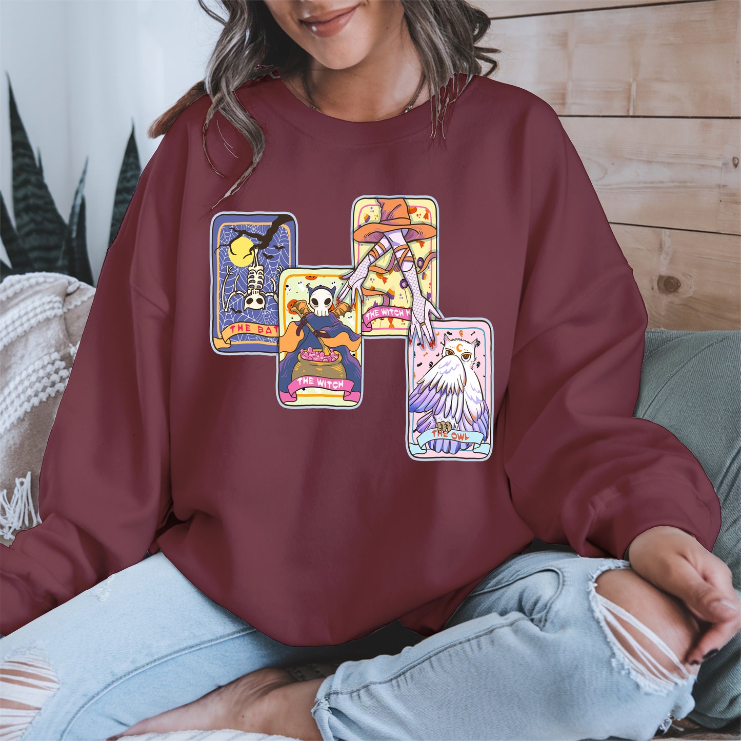 Halloween Tarot Card Trio Tee