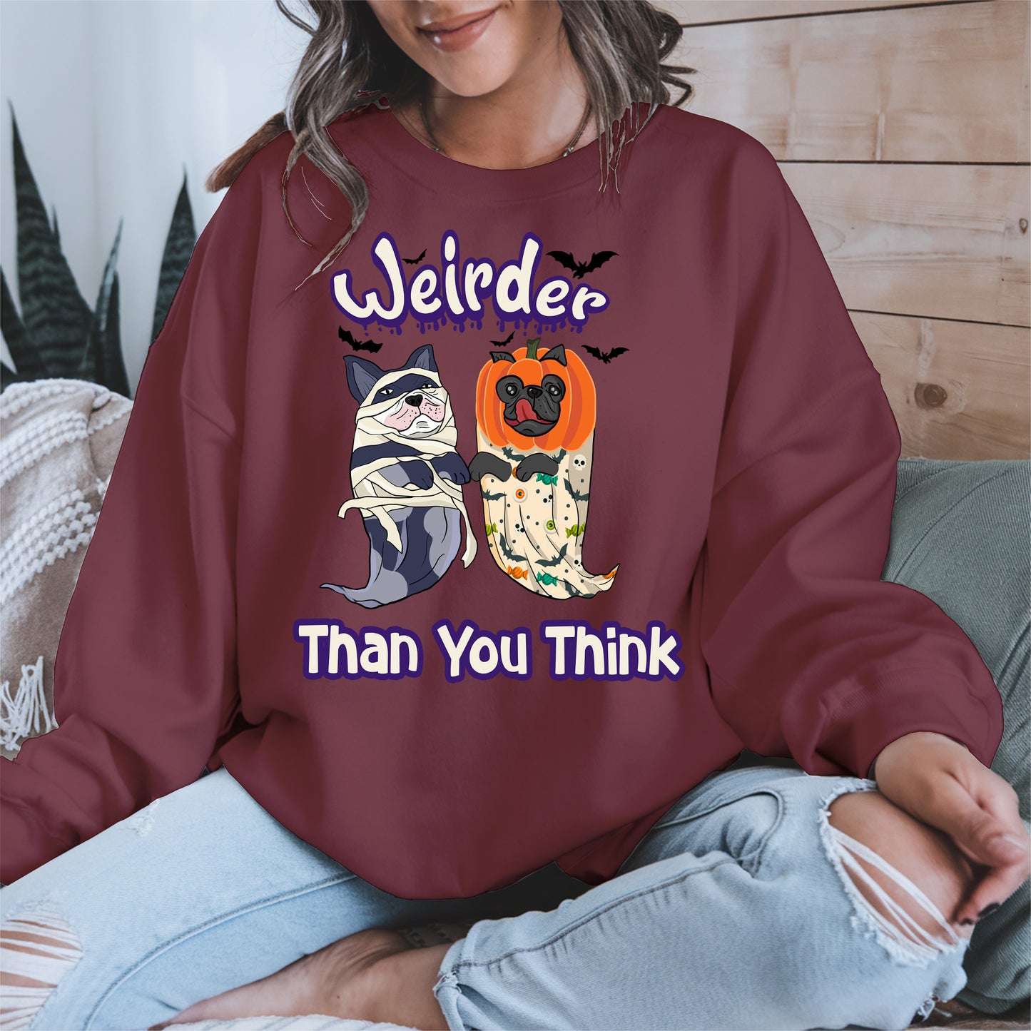 Weirder Than You Think Dog Ghost Tee