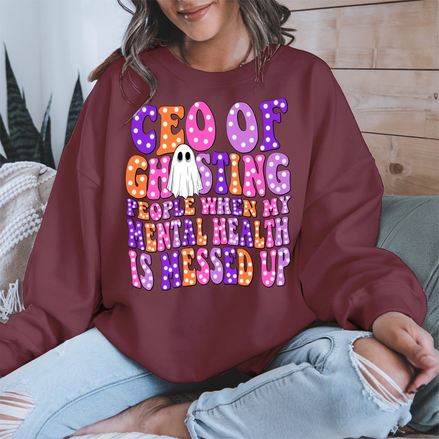 CEO of Ghosting Mental Health Shirt - Funny Ghost Tee