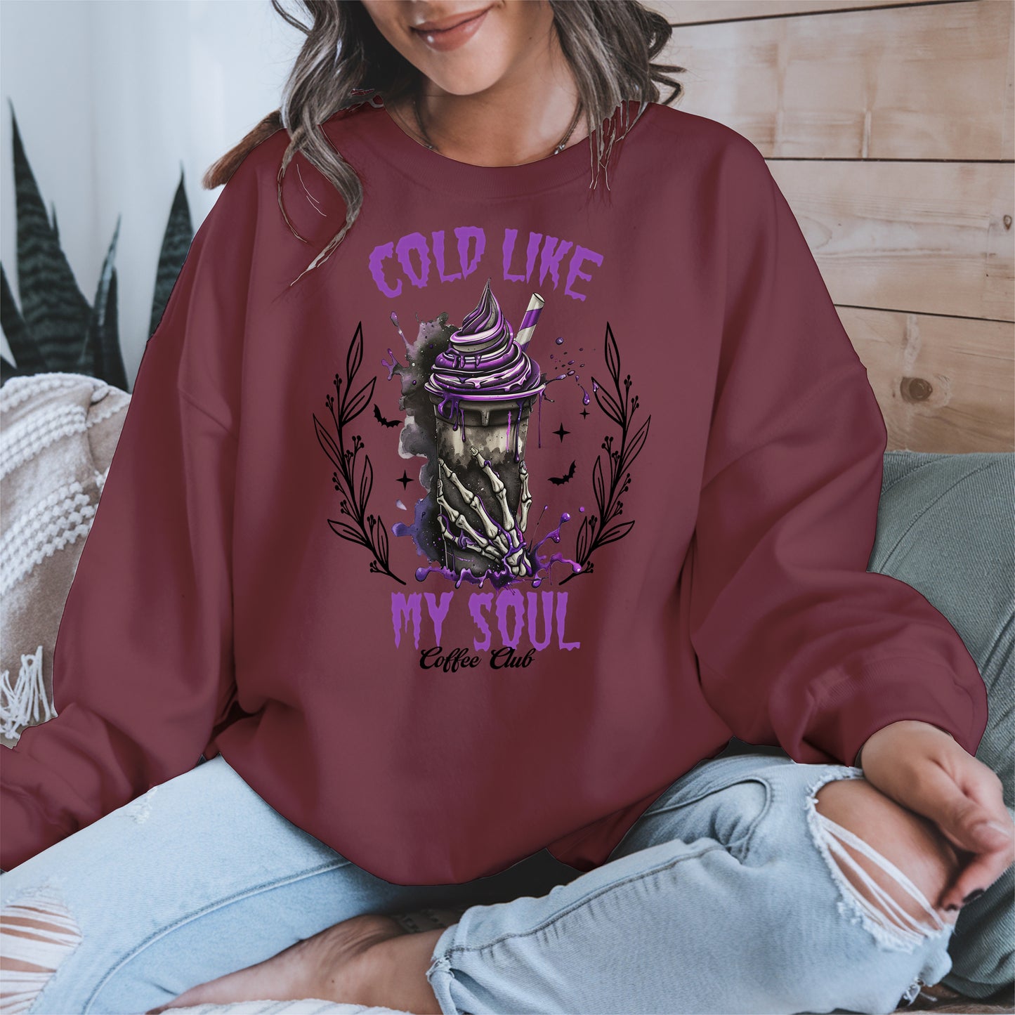 Cold Like My Soul Skeleton Drink Halloween Shirt