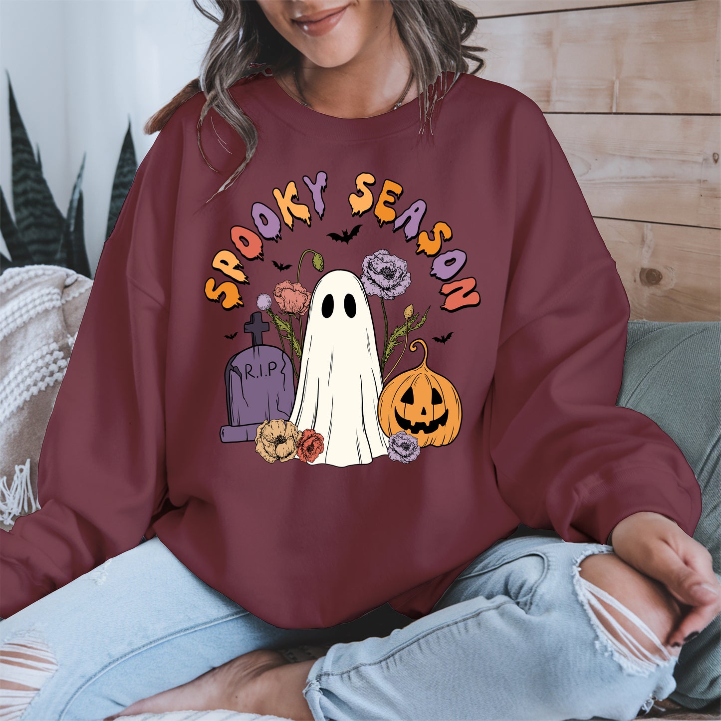 Spooky Season Ghost Halloween Shirt