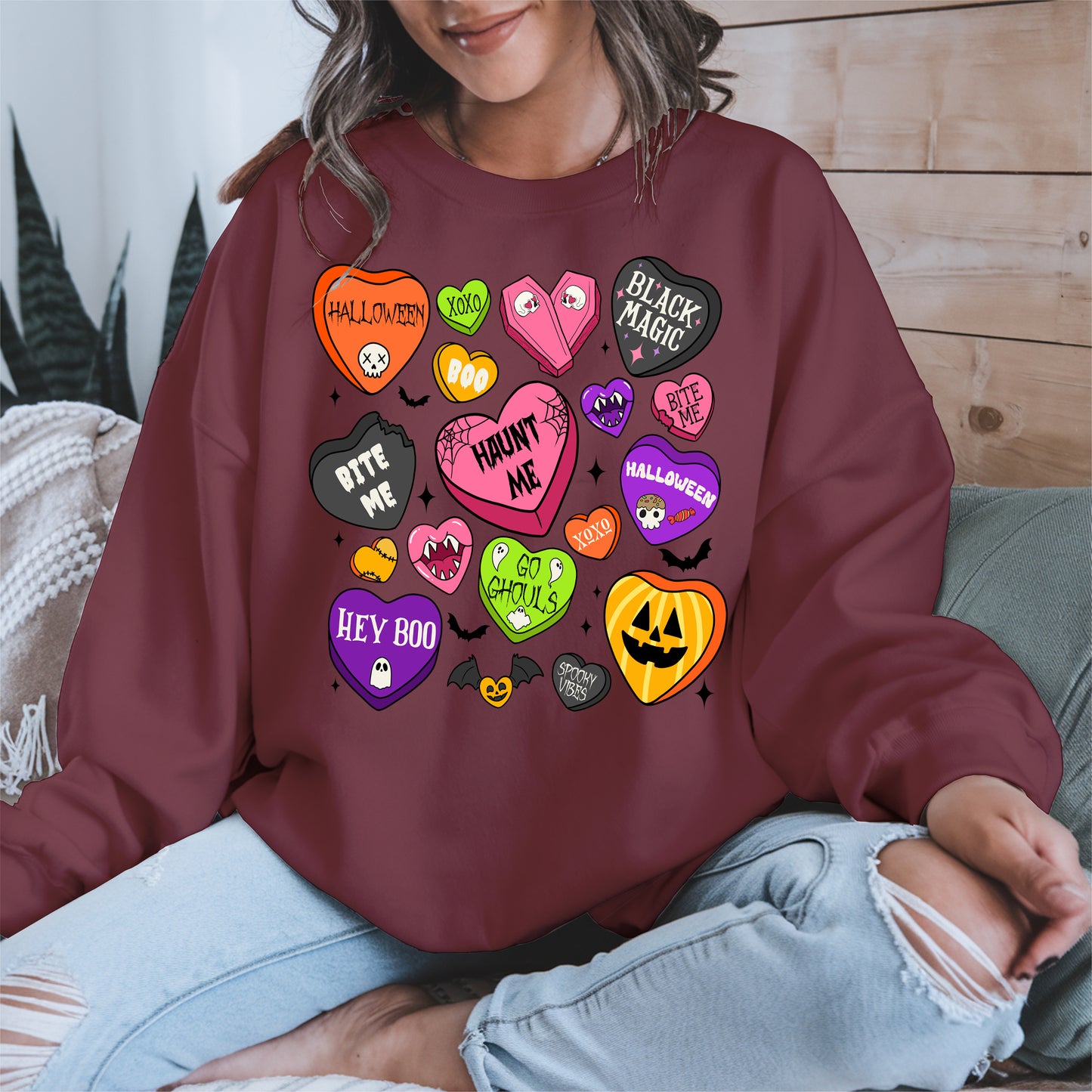 Halloween Candy Hearts Shirt