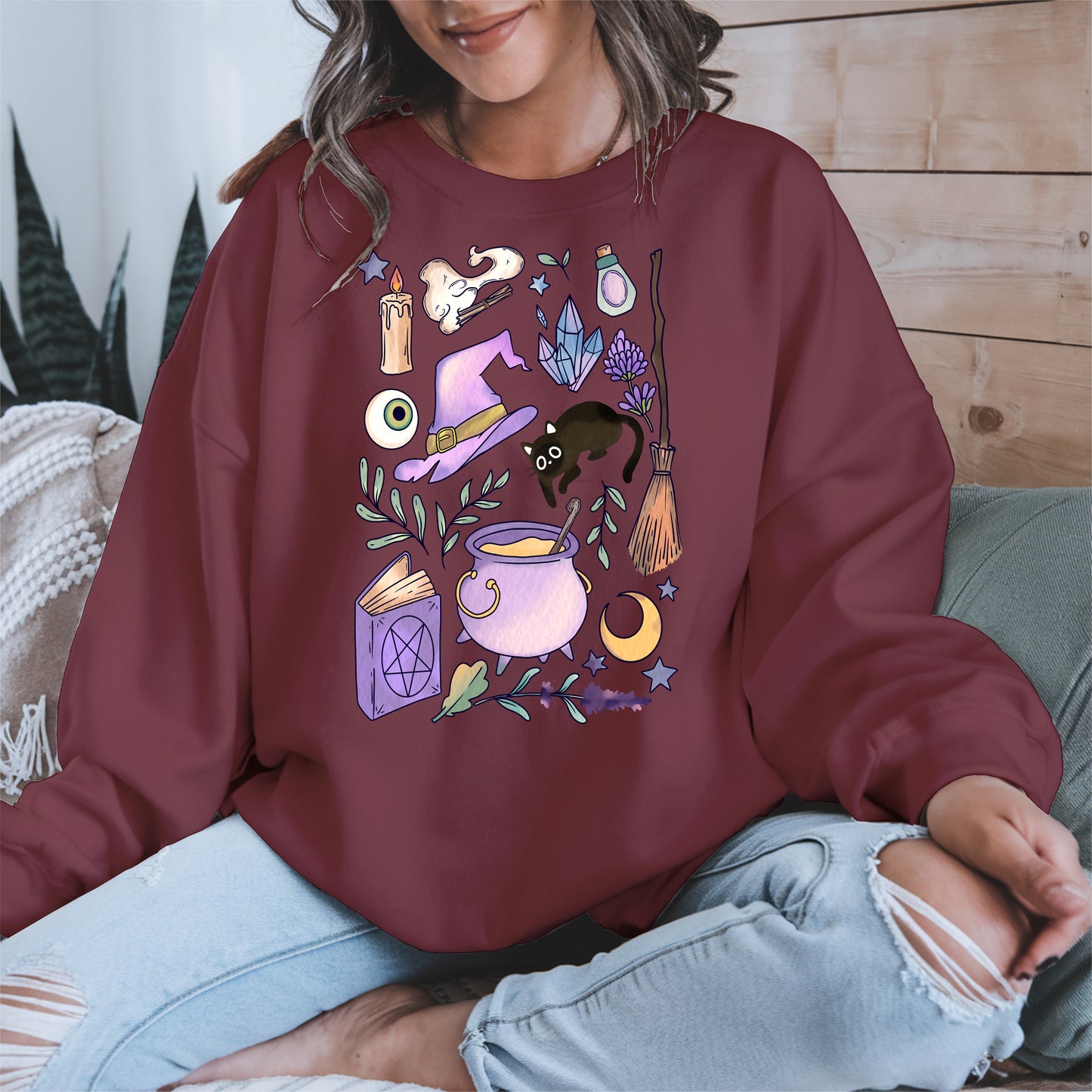 Witchy Aesthetic Halloween Shirt