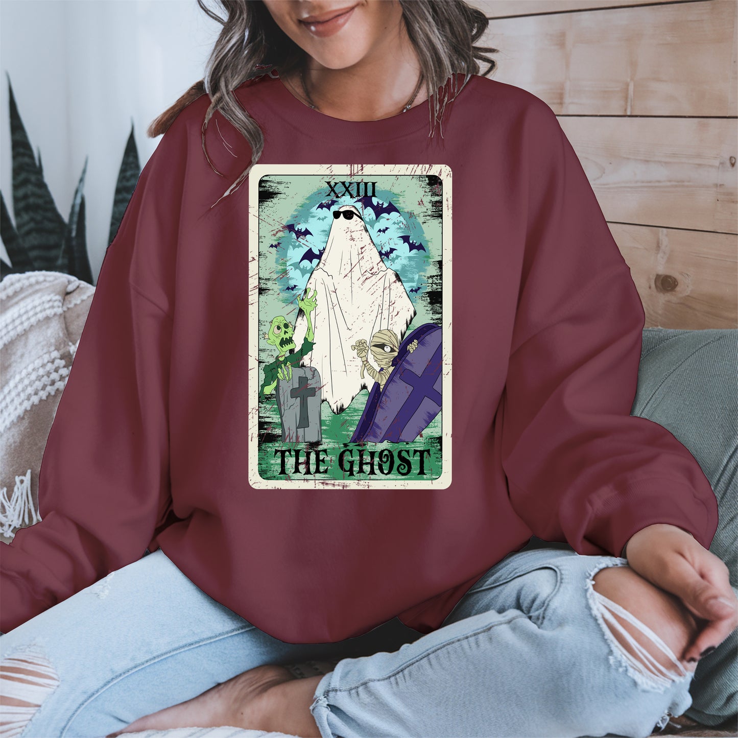 The Ghost Tarot Halloween Shirt