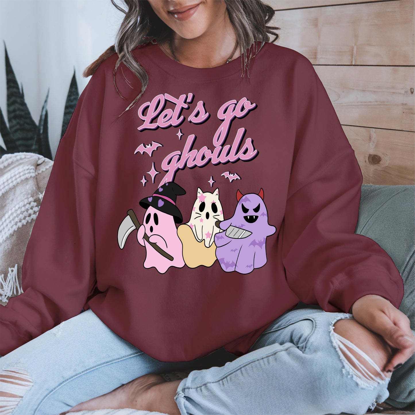 Let’s Go Ghouls Shirt Cute Halloween Ghost