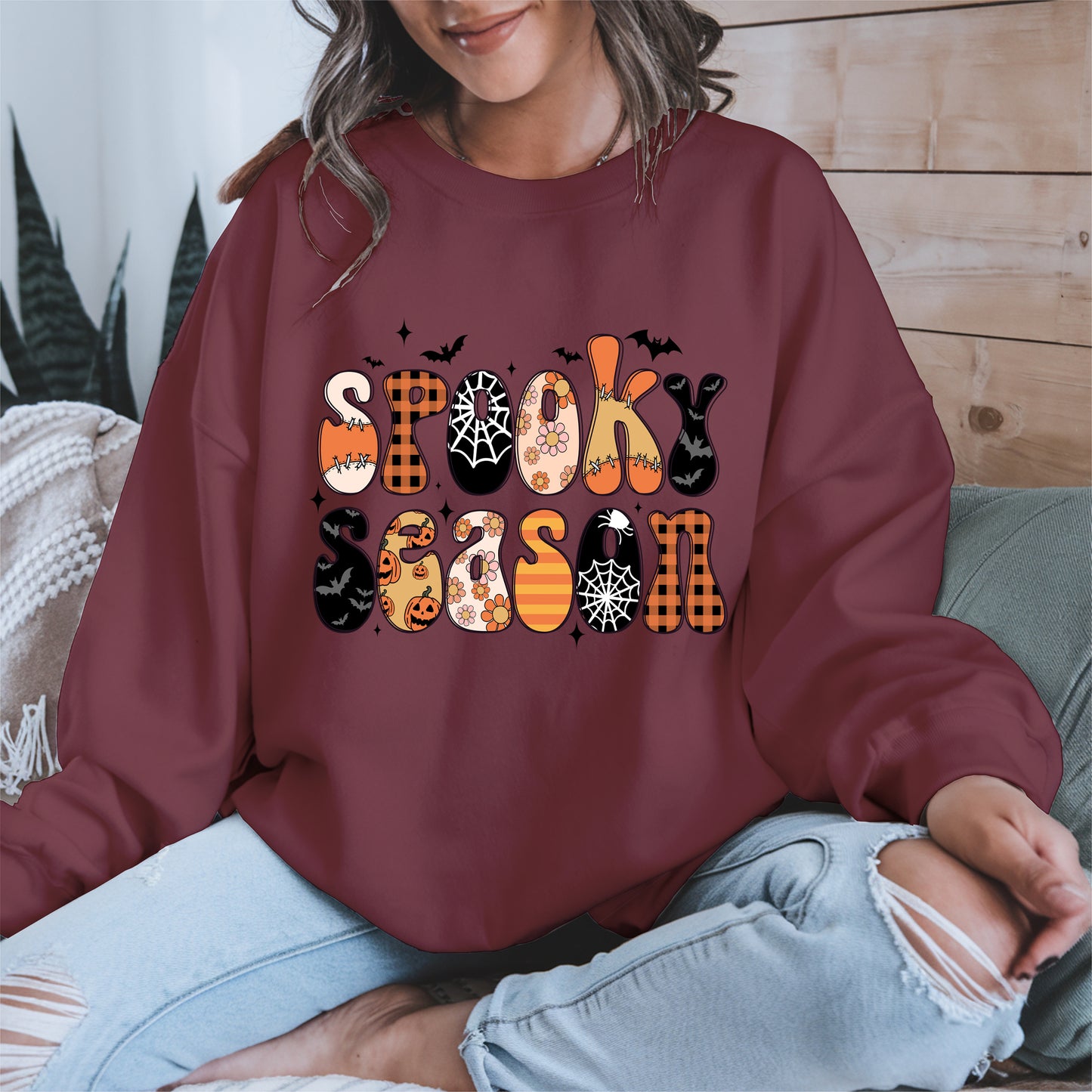 Retro Spooky Season Halloween Shirt