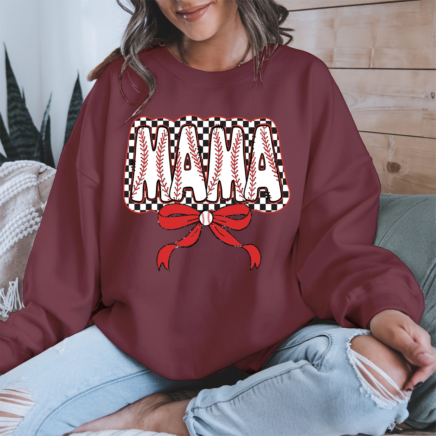 Baseball Mama Shirt Sport Tee Hoodie Sweatshirt Gift for Baseball Moms
