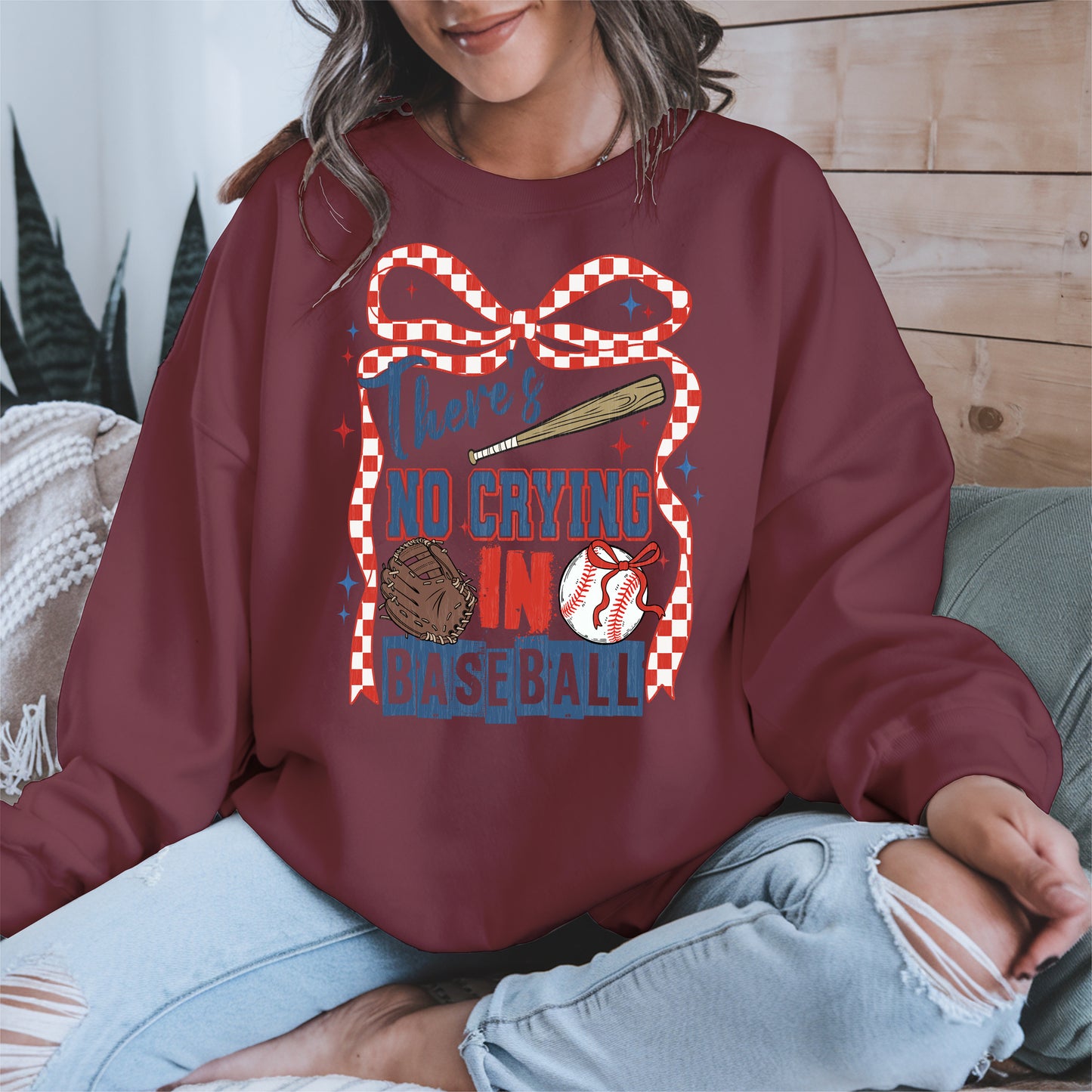 No Crying in Baseball Shirt Sport Tee Hoodie Sweatshirt Gift