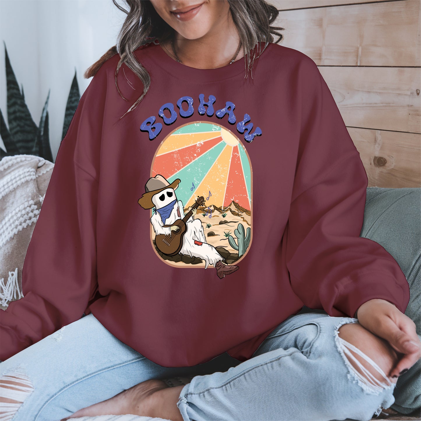 Boohaw Singing Ghost Western Tee