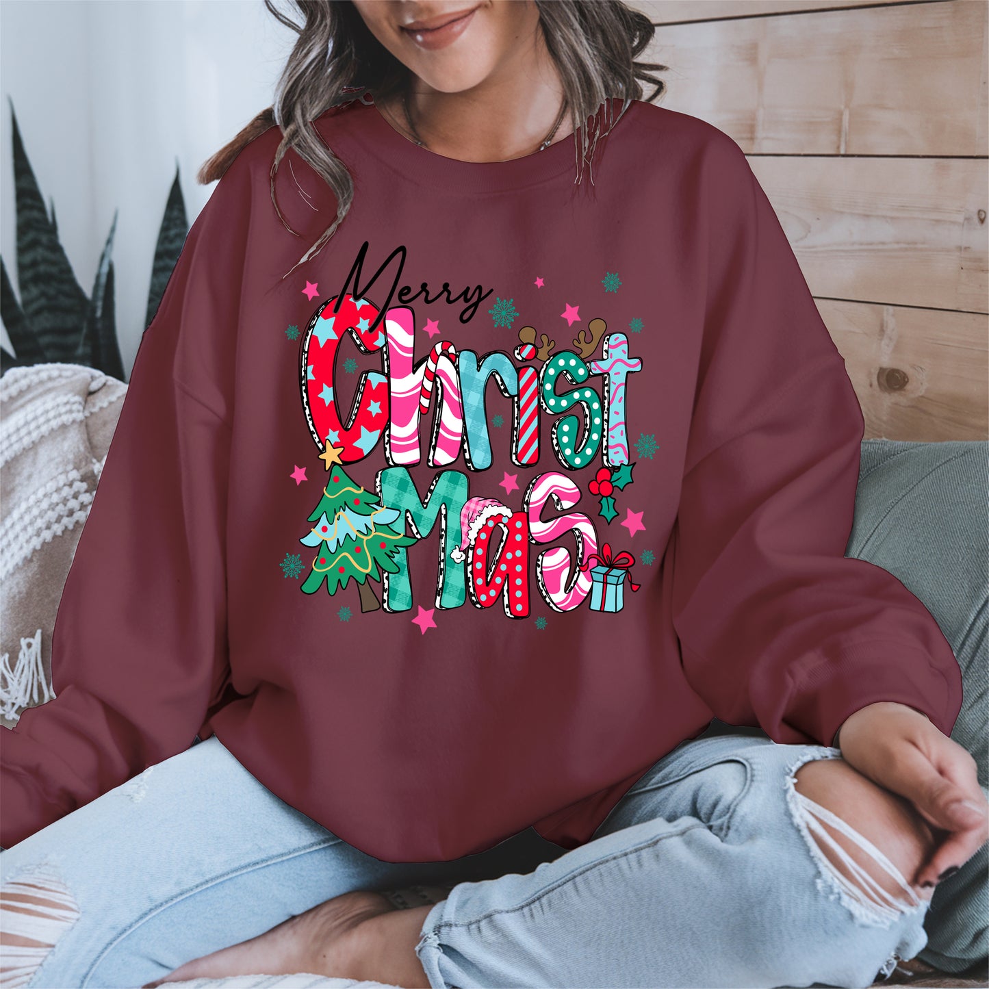 Colorful Christmas Holiday Shirt