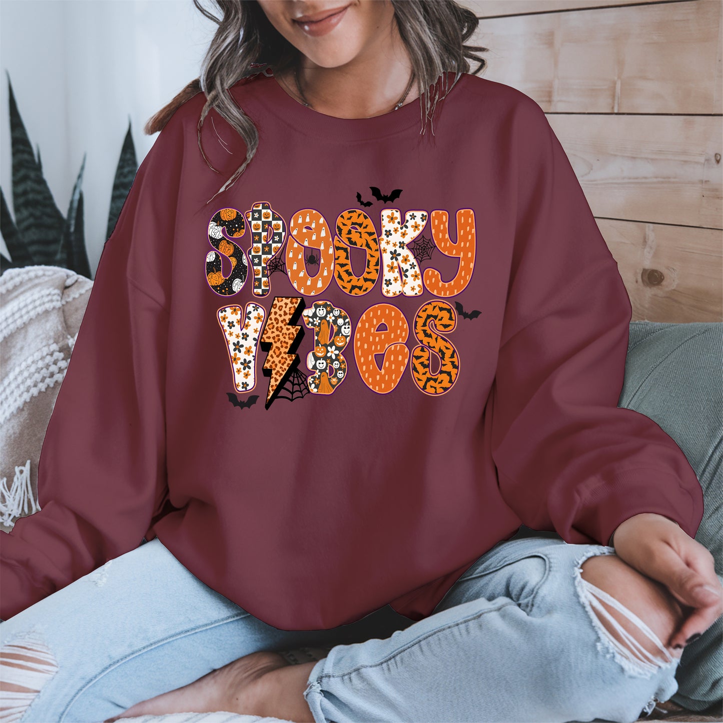 Spooky vibes halloween shirt