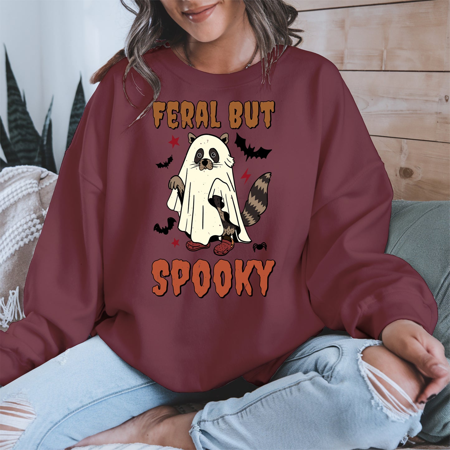 Feral But Spooky halloween shirt