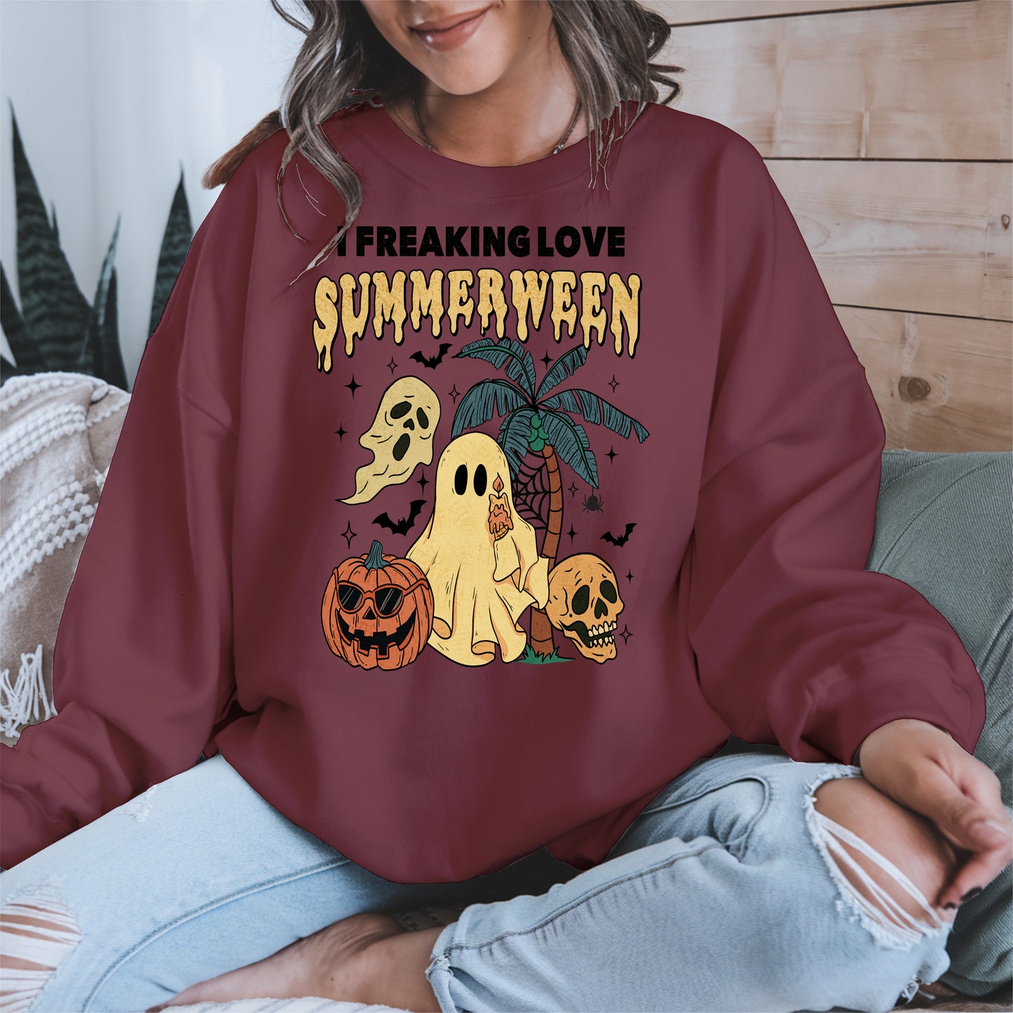 I freaking love summerween halloween shirt