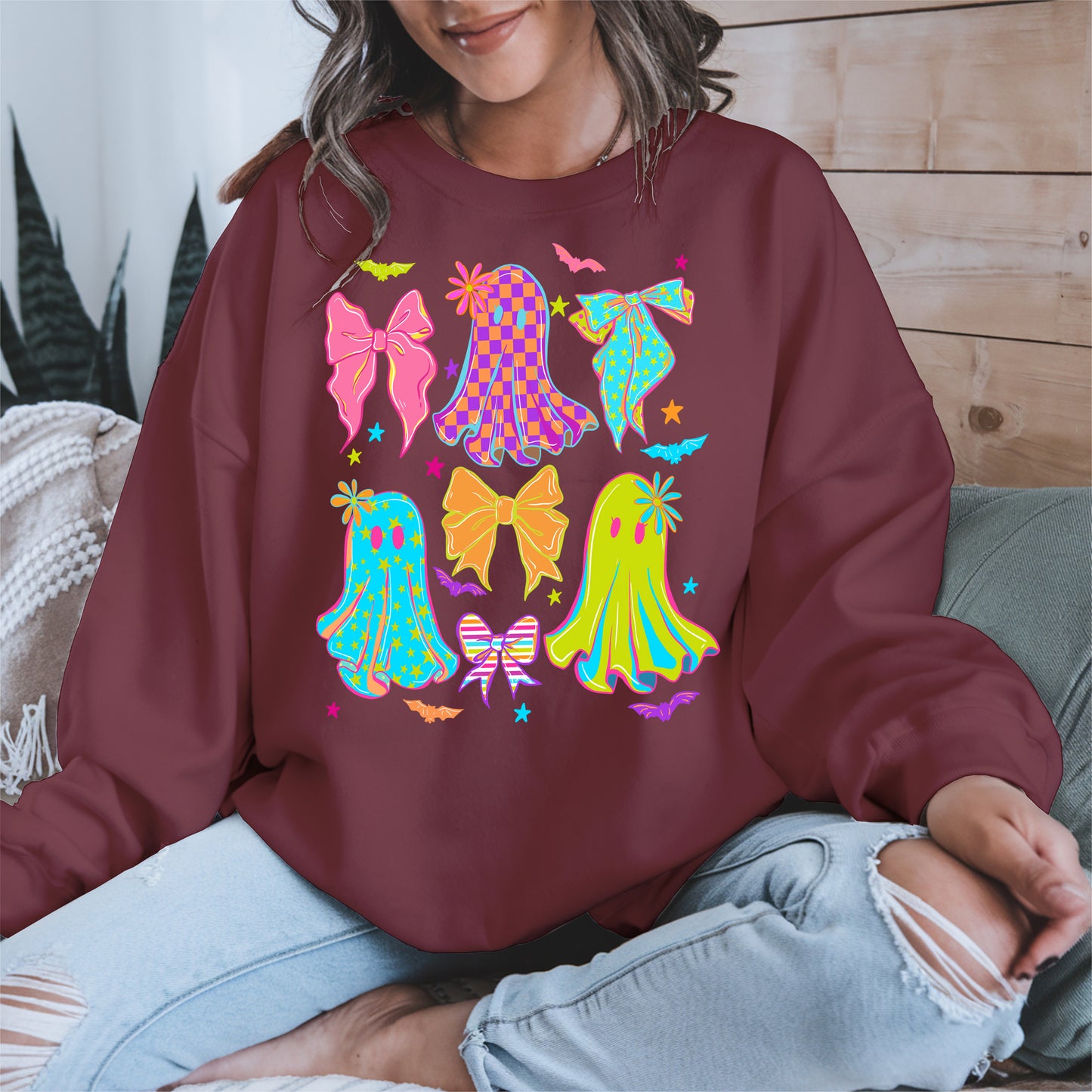 Neon Ghost Coquette halloween shirt