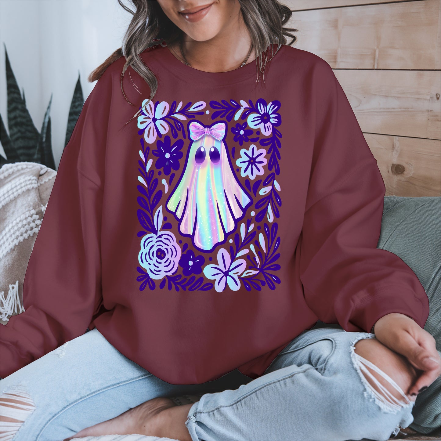 Iridescent Ghost halloween shirt