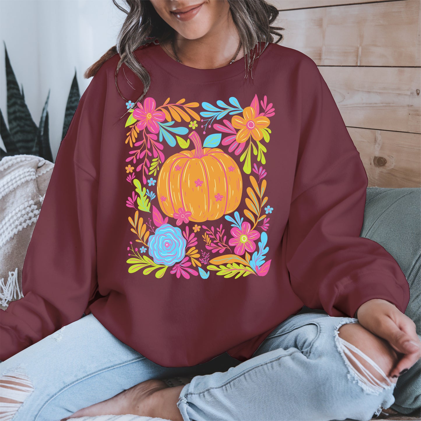 Neon Pumpkin halloween shirt