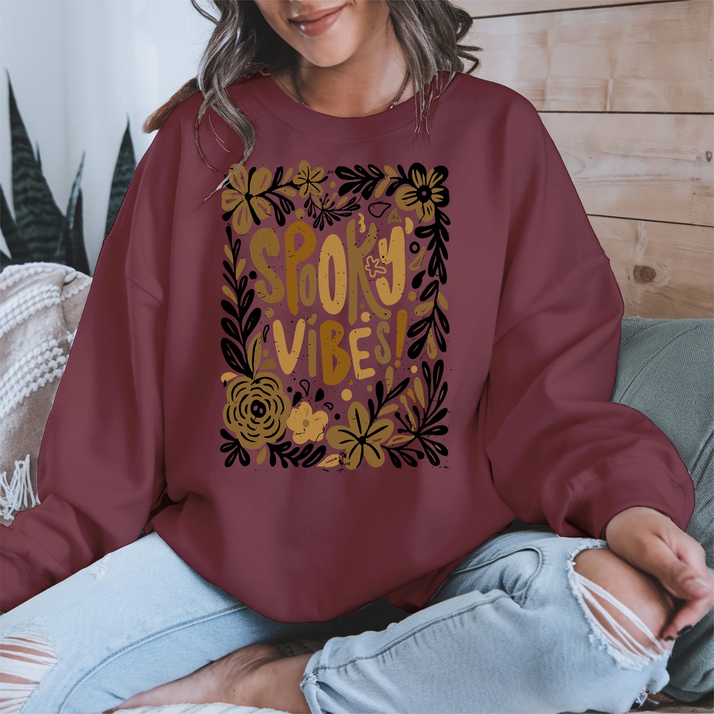 Spooky Vibes halloween shirt and sweatshirt