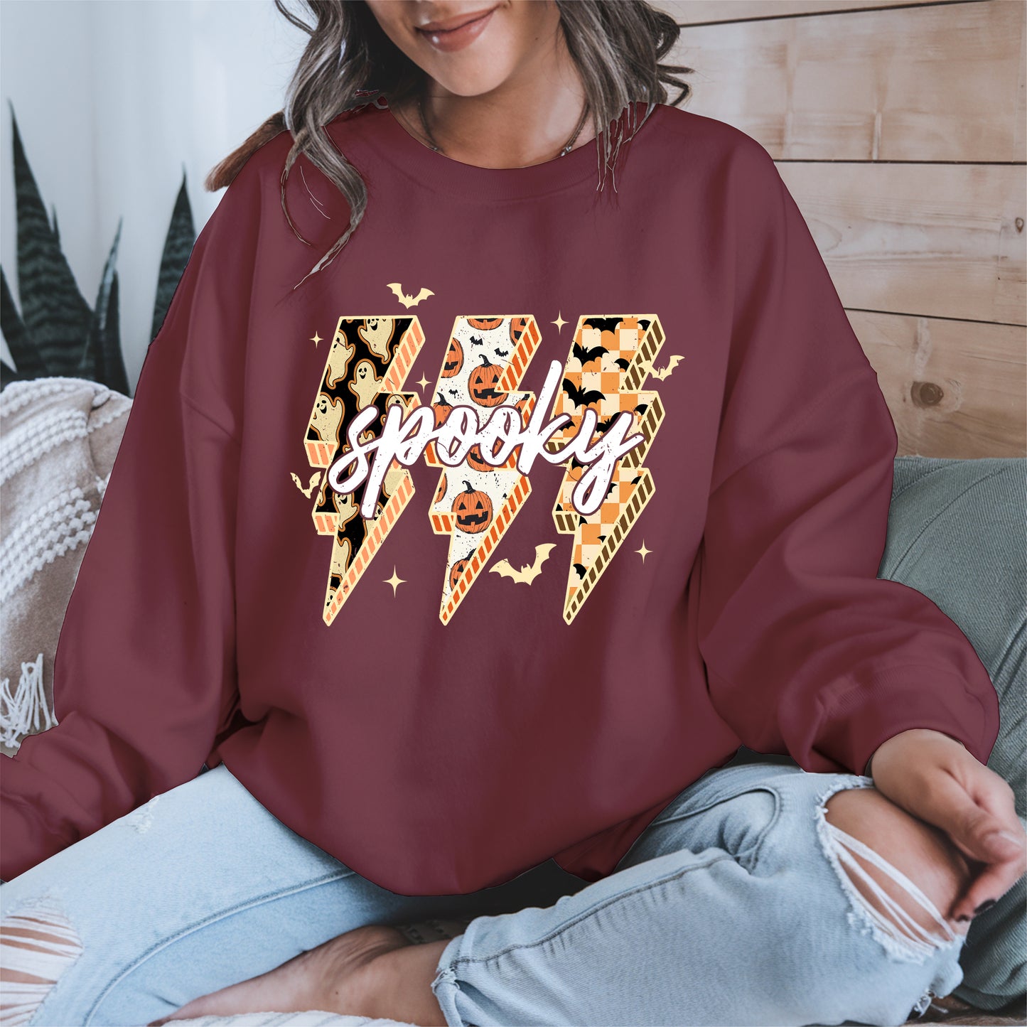 Spooky Lightning Bolt Halloween shirt