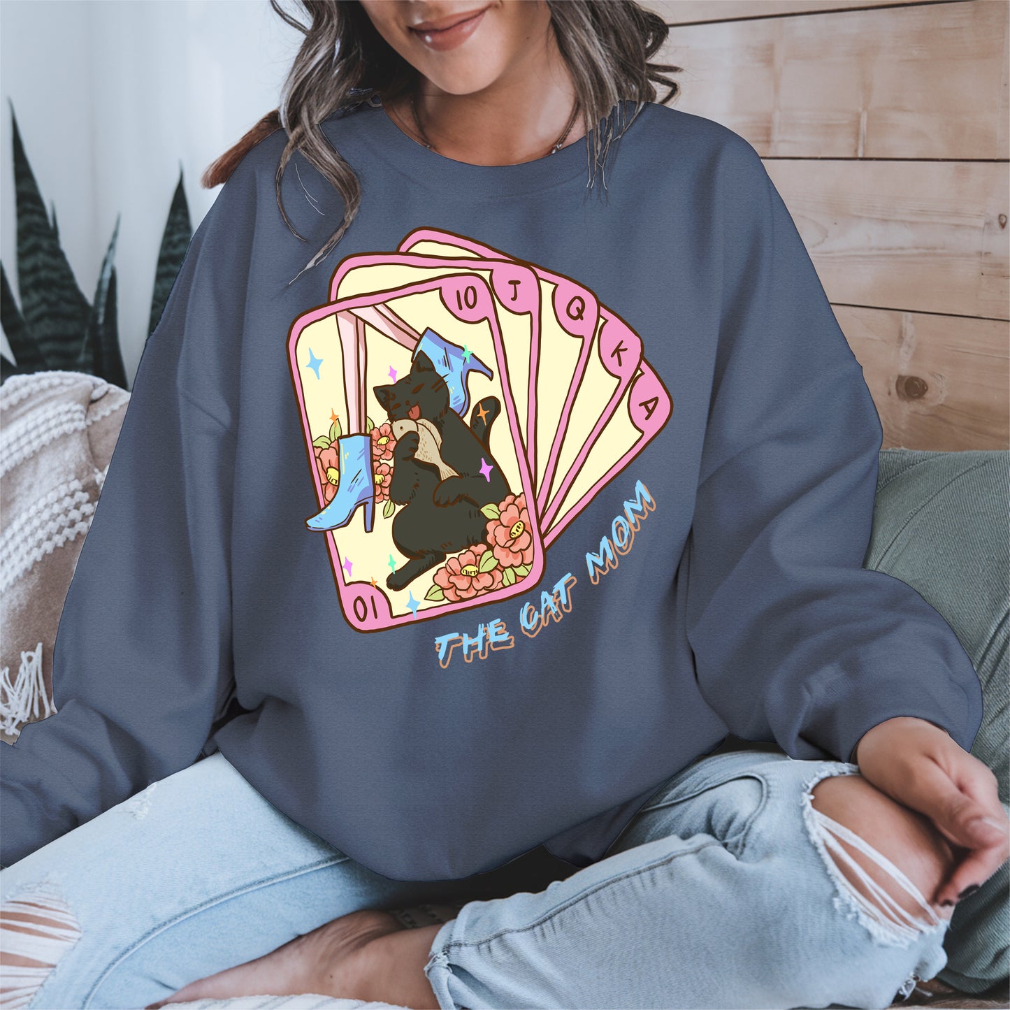 The Cat Mom Tarot Card Tee