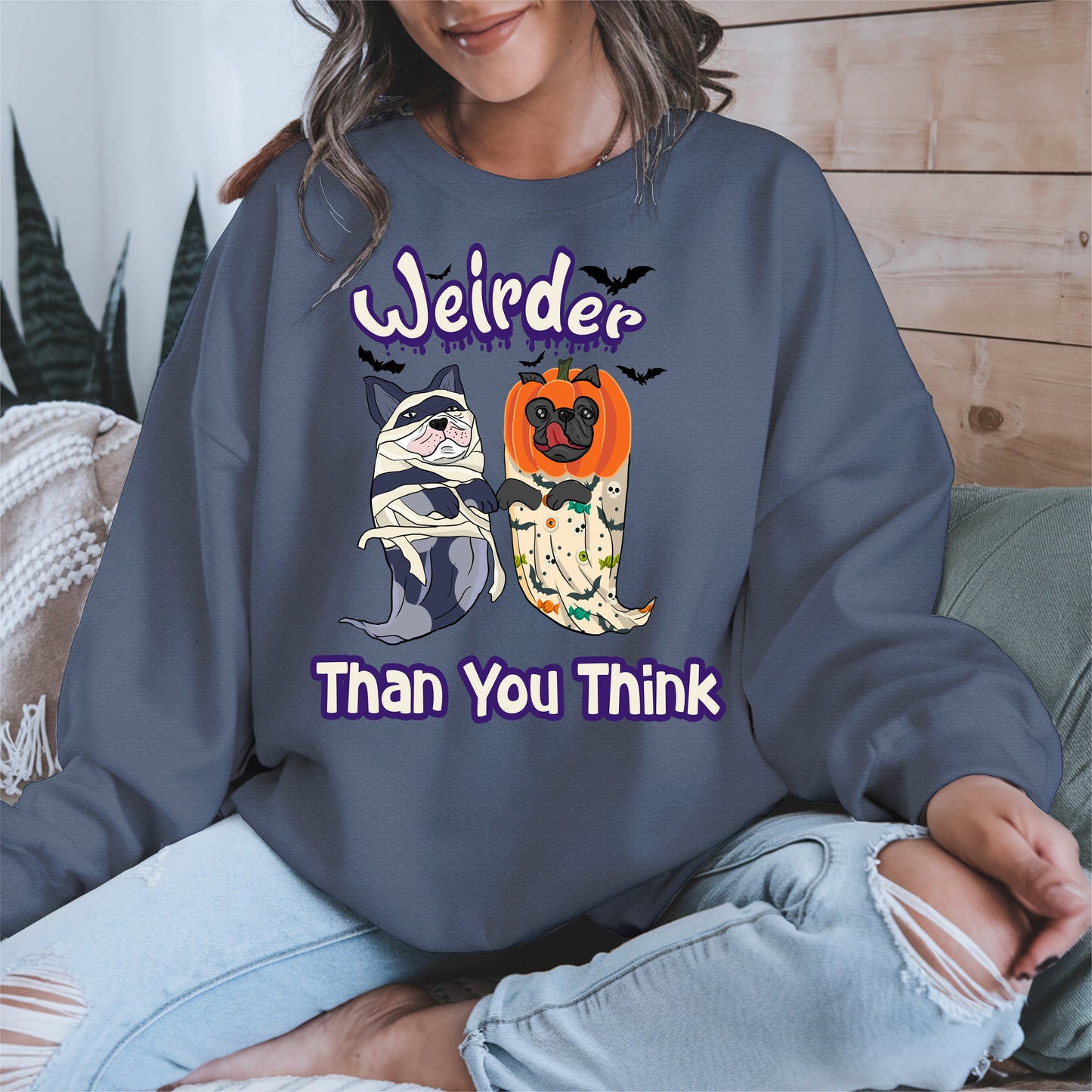 Weirder Than You Think Dog Ghost Tee