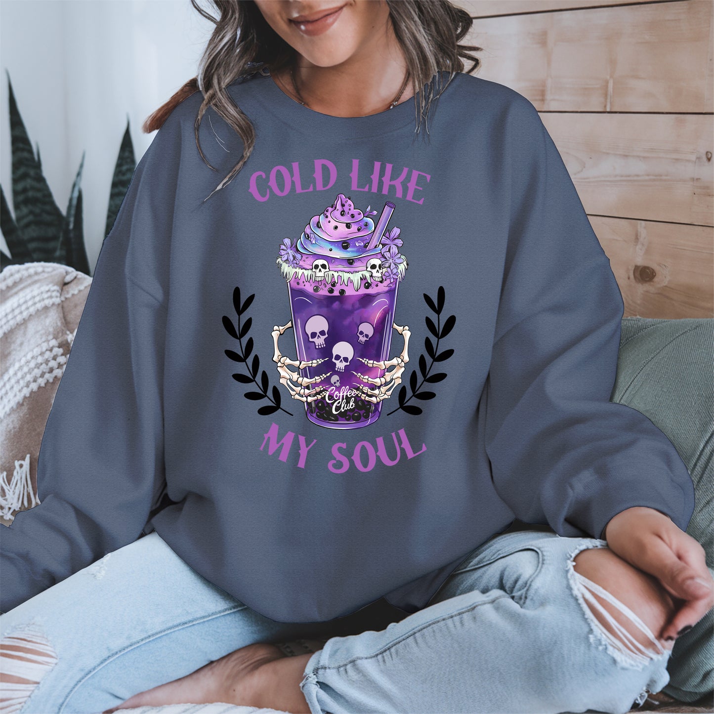 Cold Like My Soul Iced Coffee Halloween Shirt
