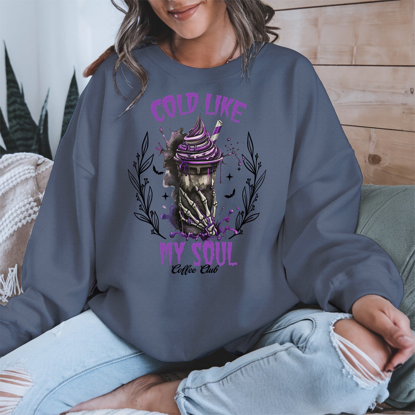 Cold Like My Soul Skeleton Drink Halloween Shirt