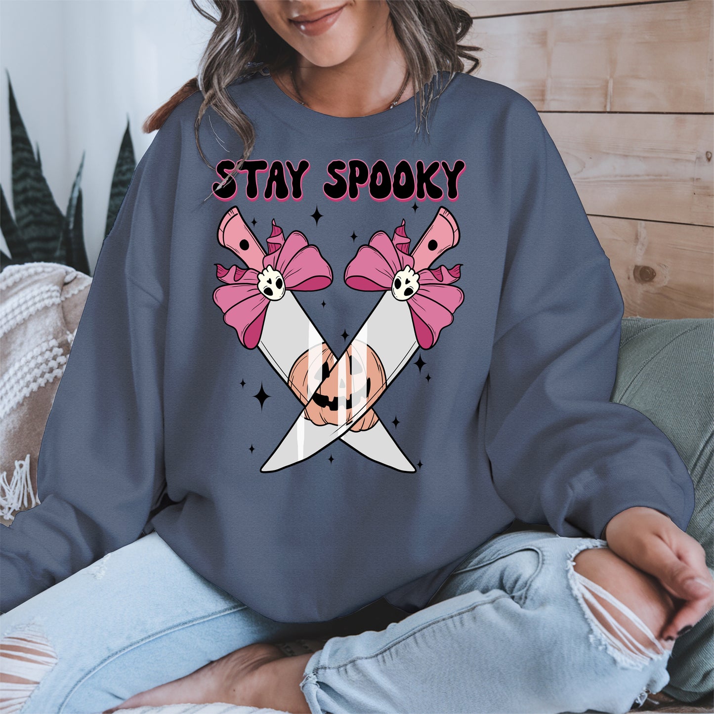 Stay Spooky Knife Halloween Shirt