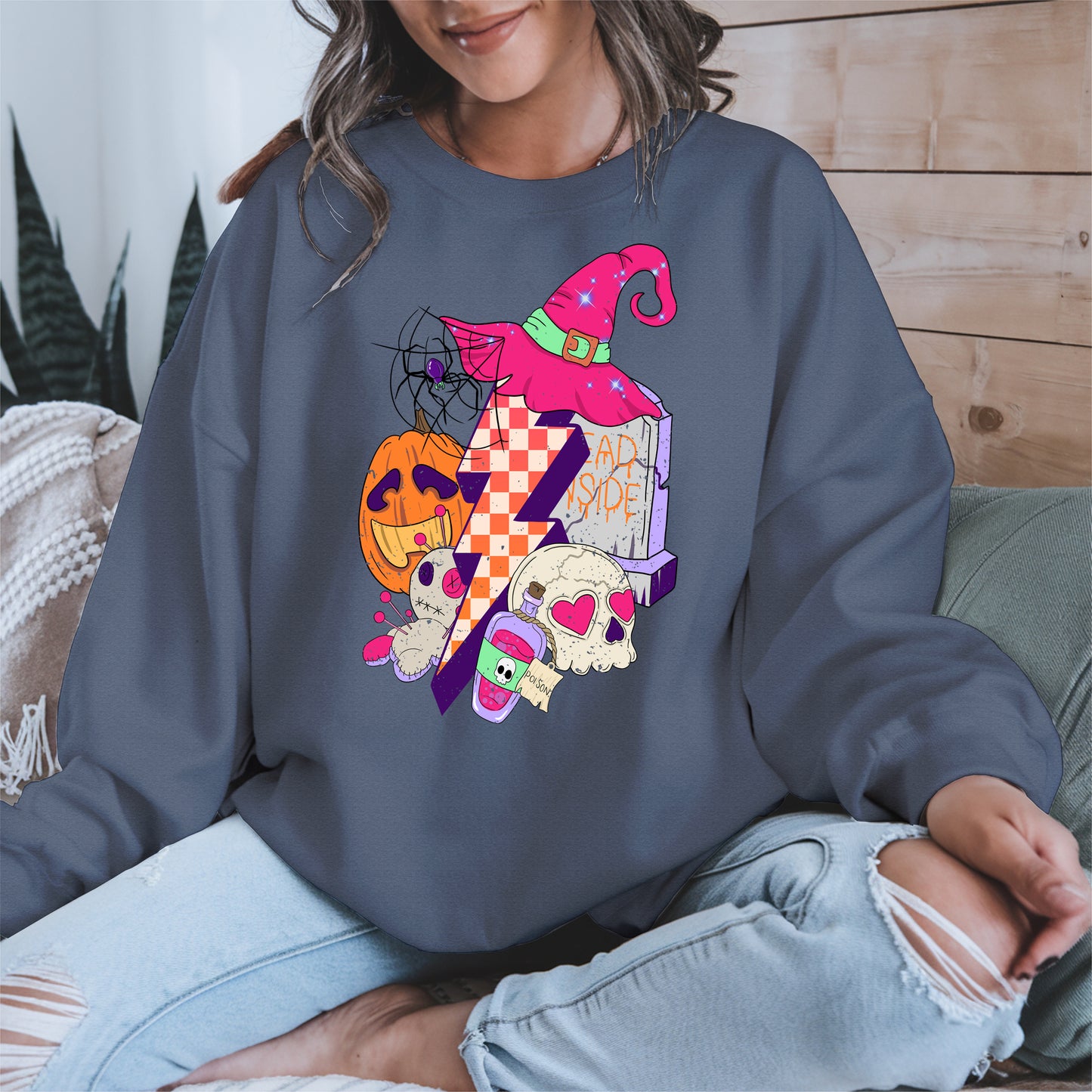 Witchy Lightning Halloween Shirt