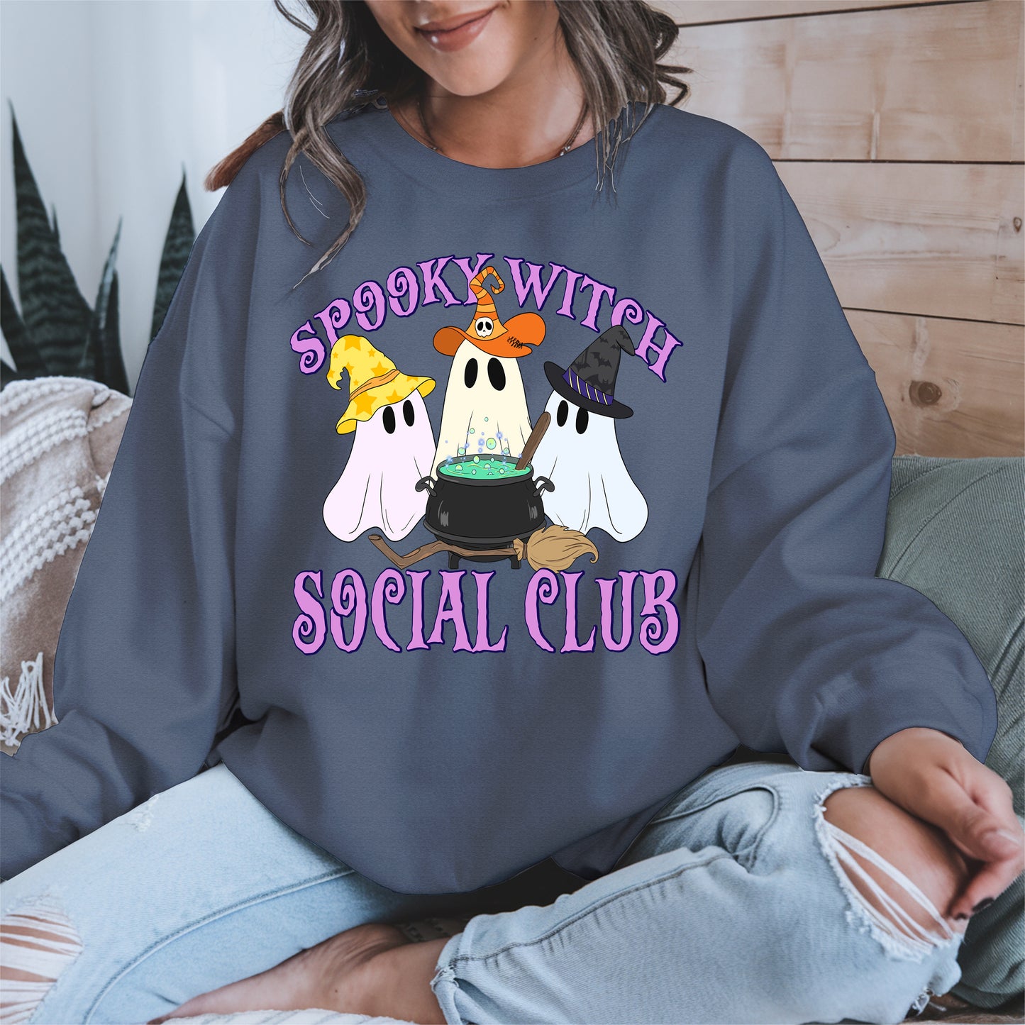 Spooky Witch Social Club Halloween Shirt