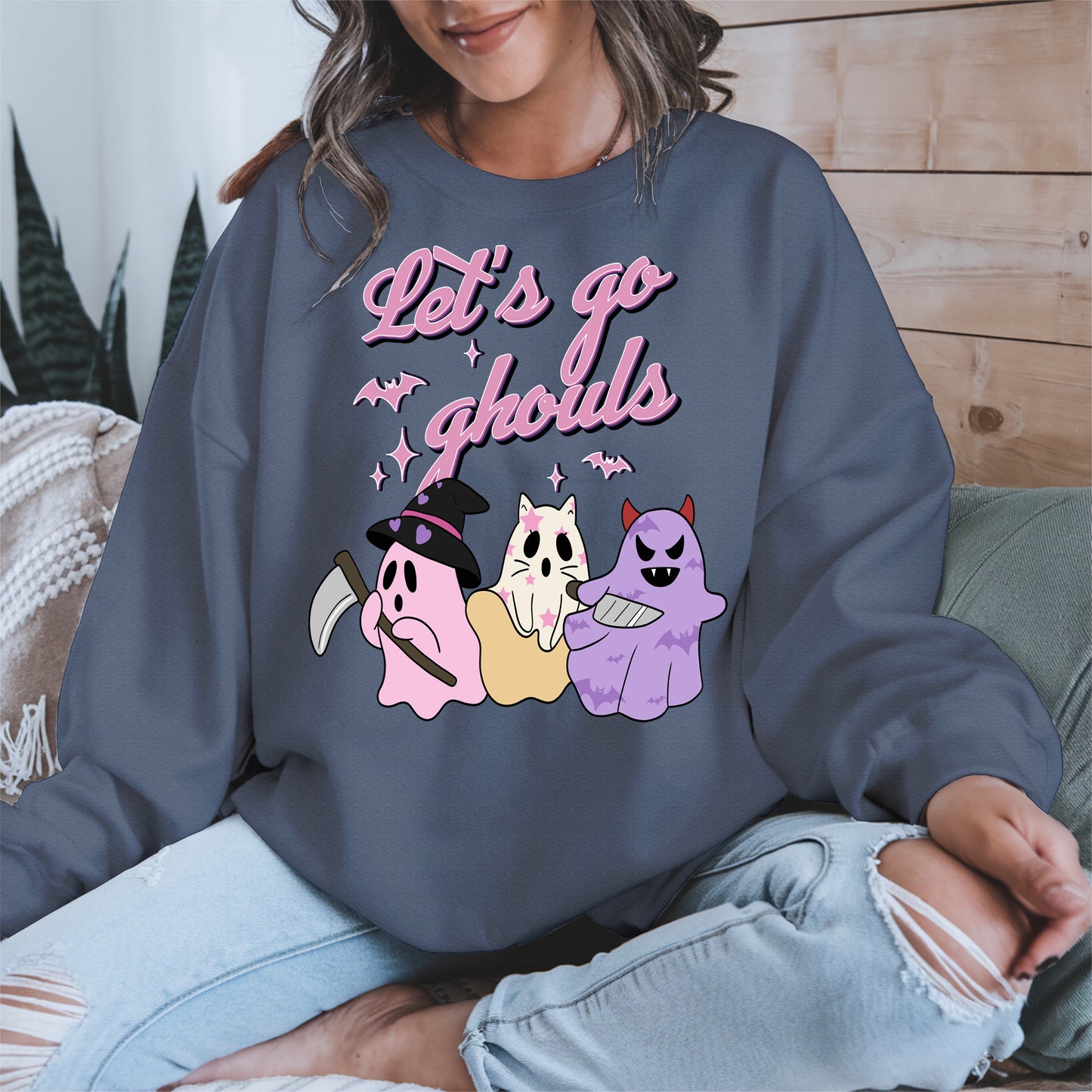 Let’s Go Ghouls Shirt Cute Halloween Ghost