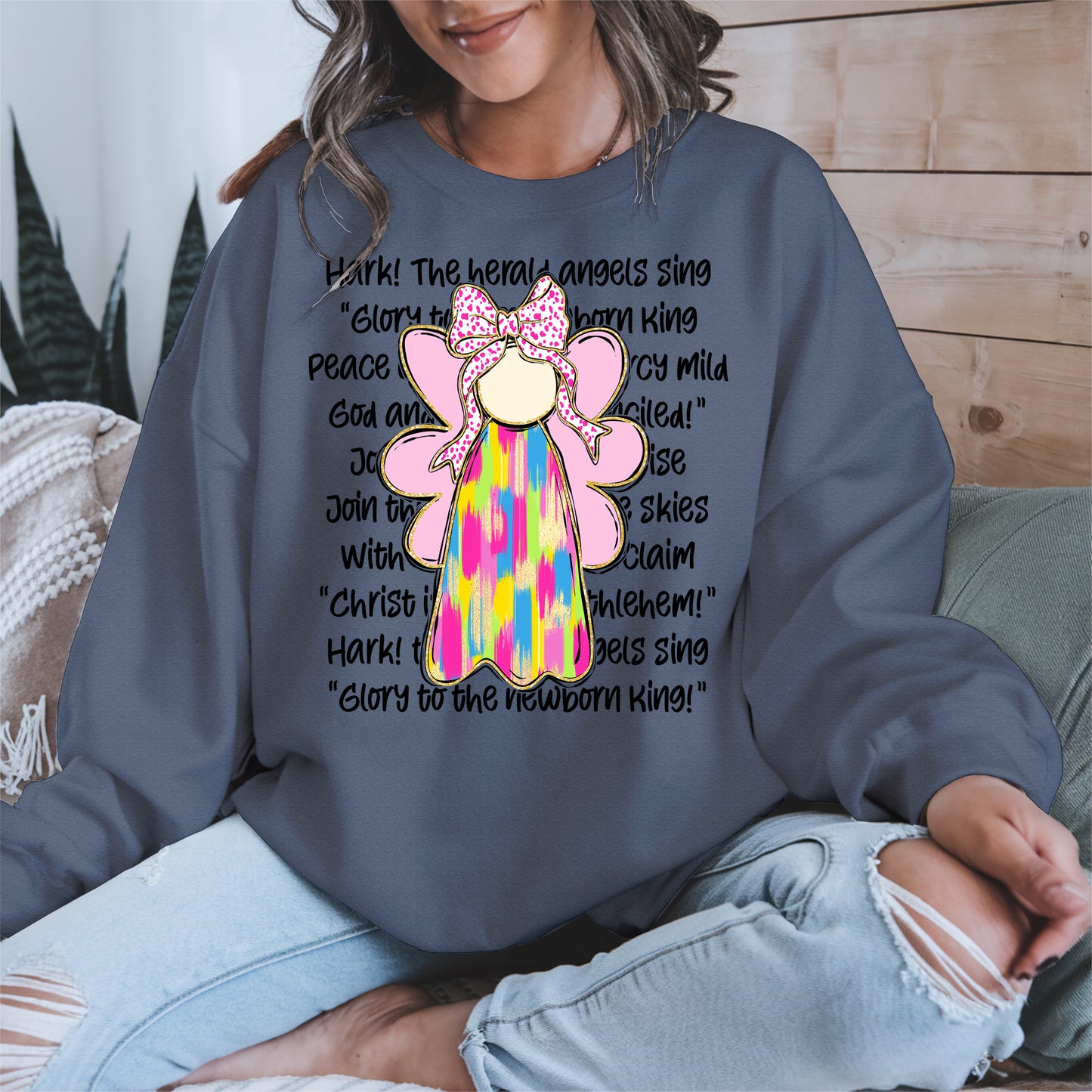 Colorful Angel Christmas Shirt