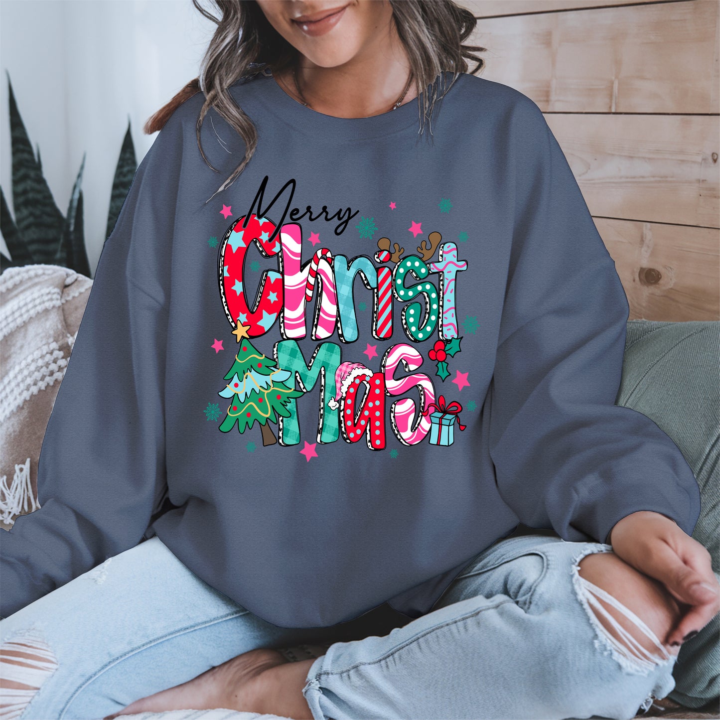 Colorful Christmas Holiday Shirt