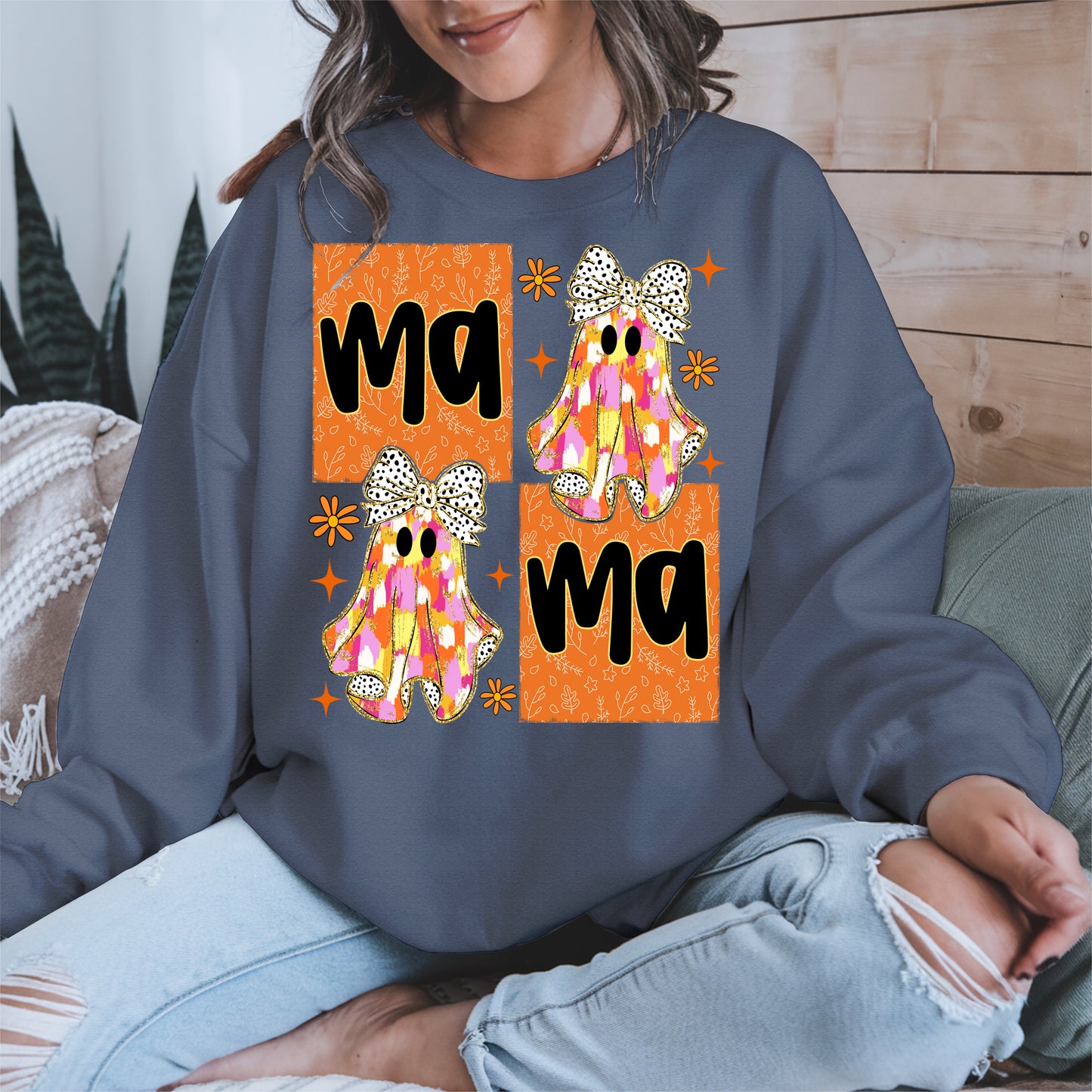 Mama Boo Ghost halloween shirt