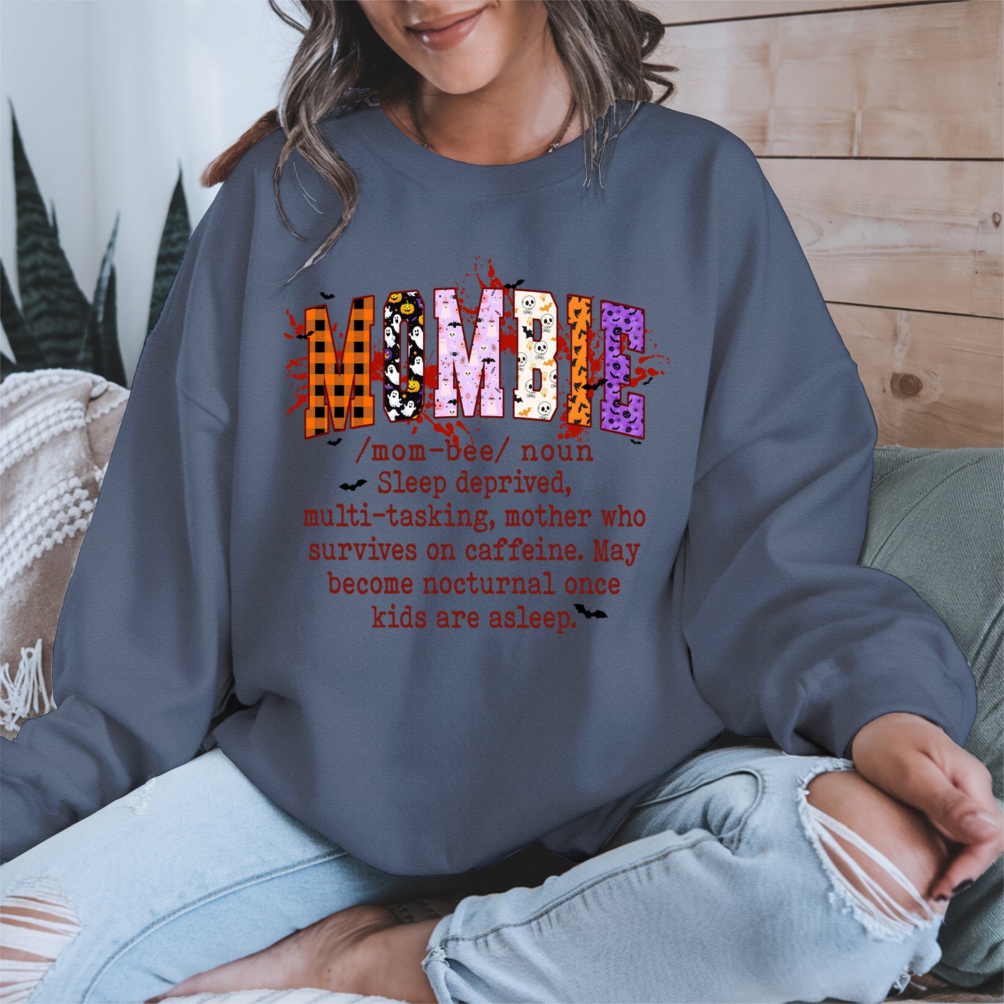 MOMBIE Halloween shirt and hoodie