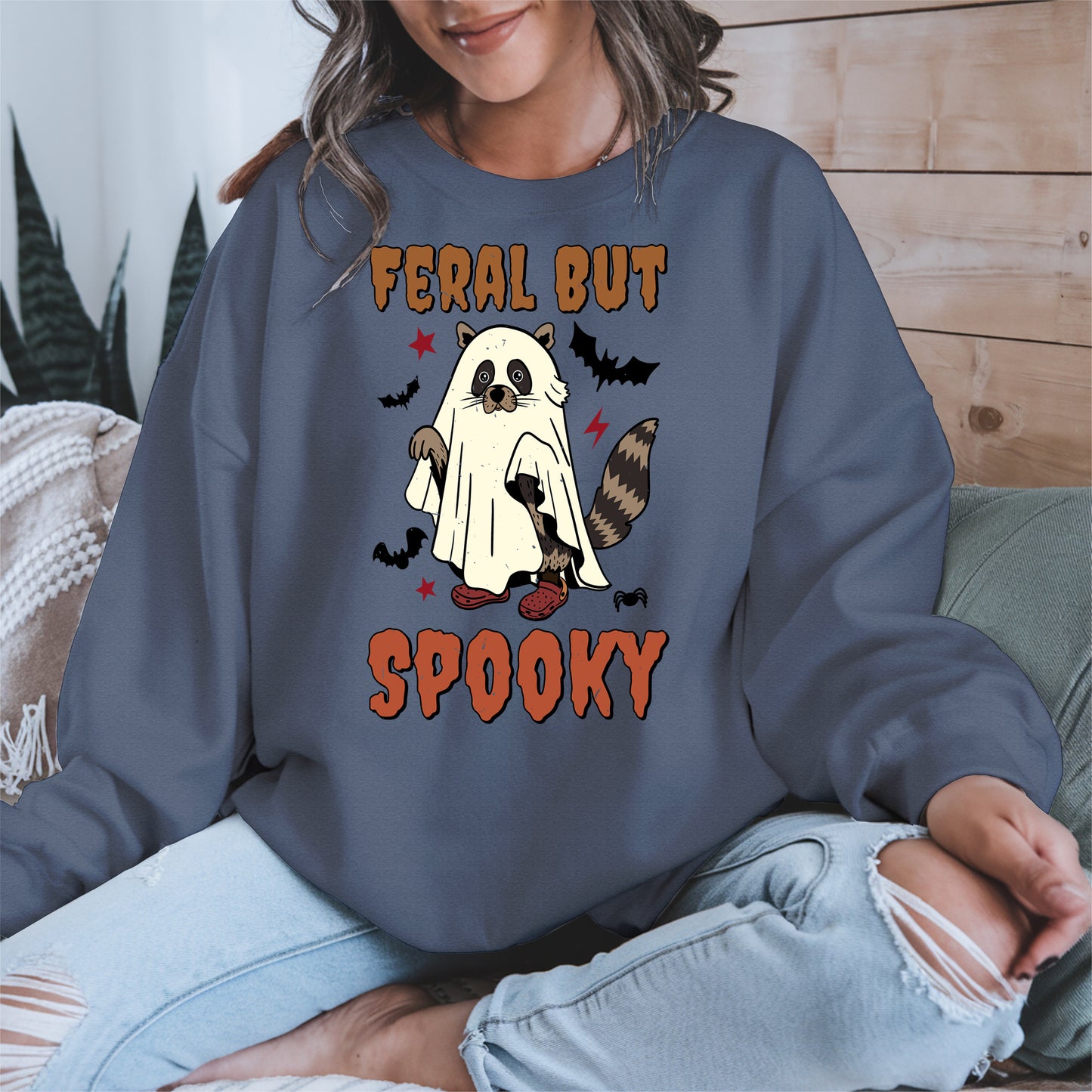 Feral But Spooky halloween shirt